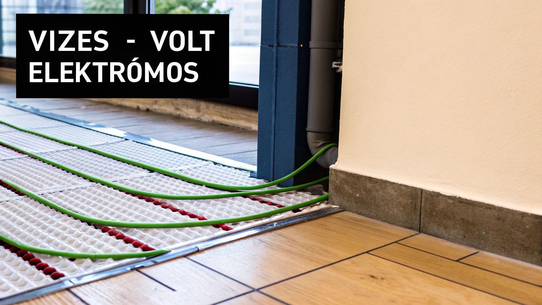 Modern otthon belső tere, ahol a padlófűtés biztosítja a kényelmet