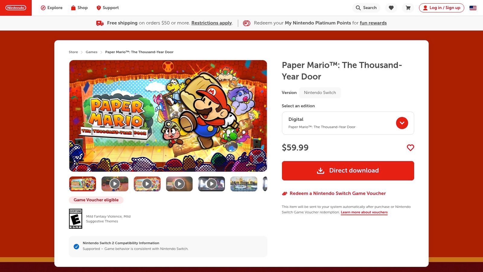 Paper Mario: The Thousand-Year Door Remake