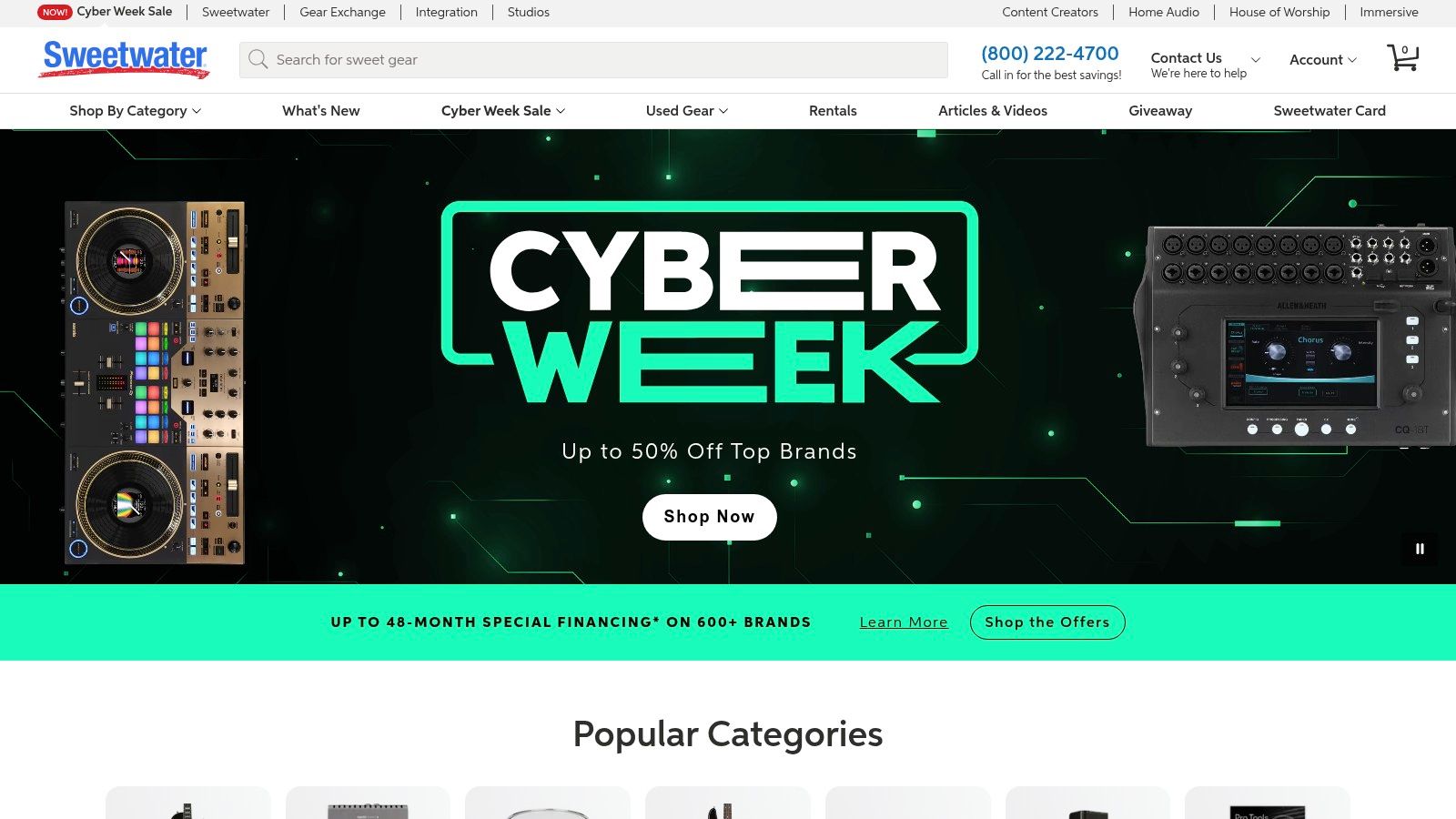 Sweetwater (US Retailer)