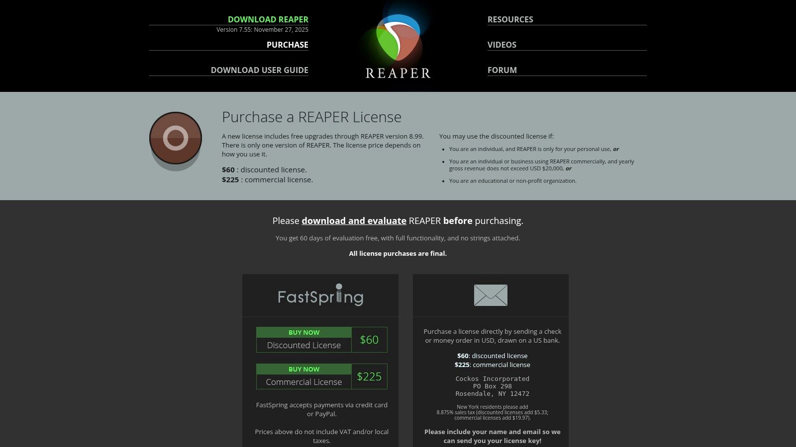 REAPER by Cockos (Official)