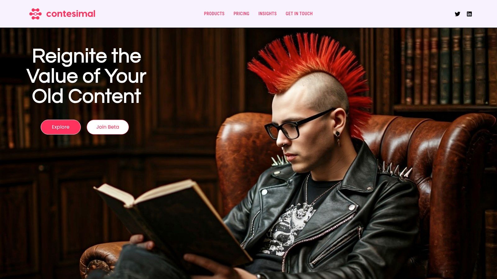Contesimal's chat-based interface helps users research and repurpose their content libraries.