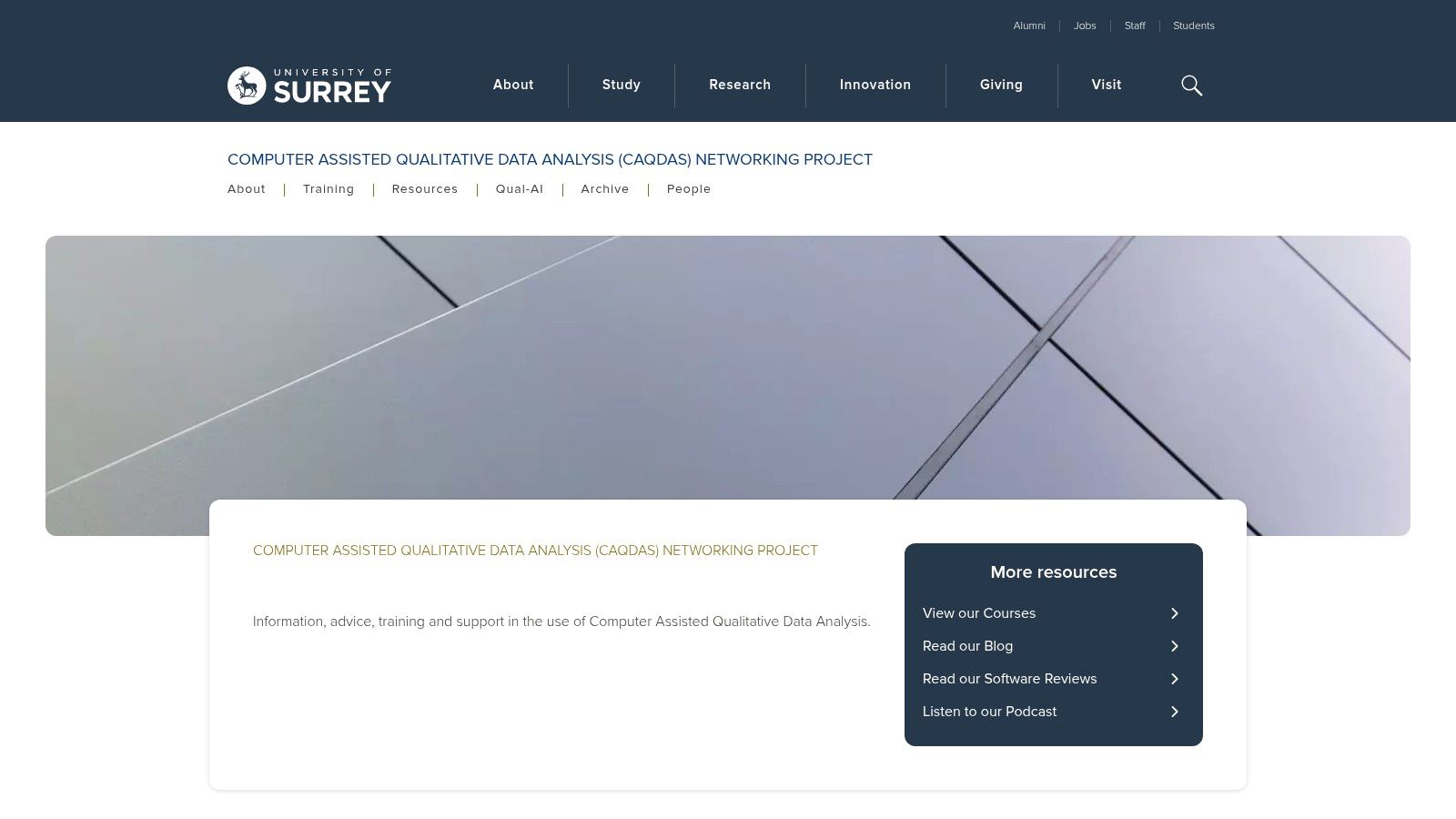 CAQDAS Networking Project (University of Surrey)