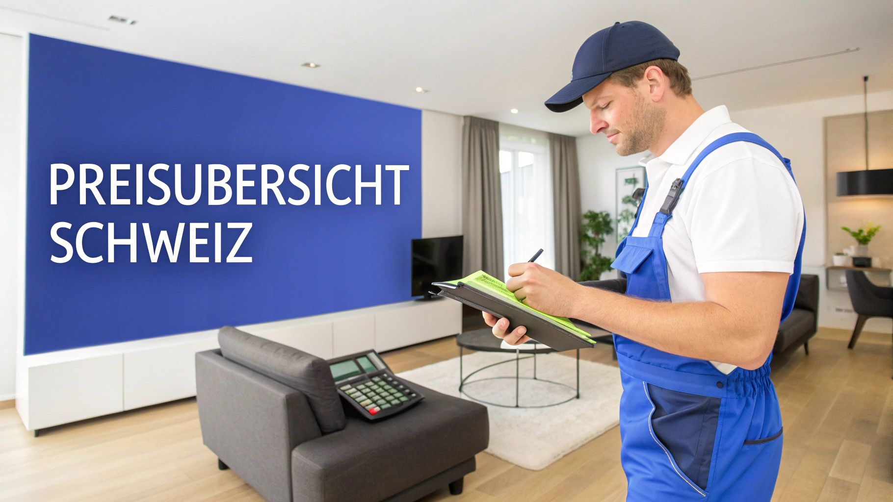 Eine Person reinigt sorgfältig eine Küchenoberfläche, was den Detaillierungsgrad der professionellen Endreinigung symbolisiert.