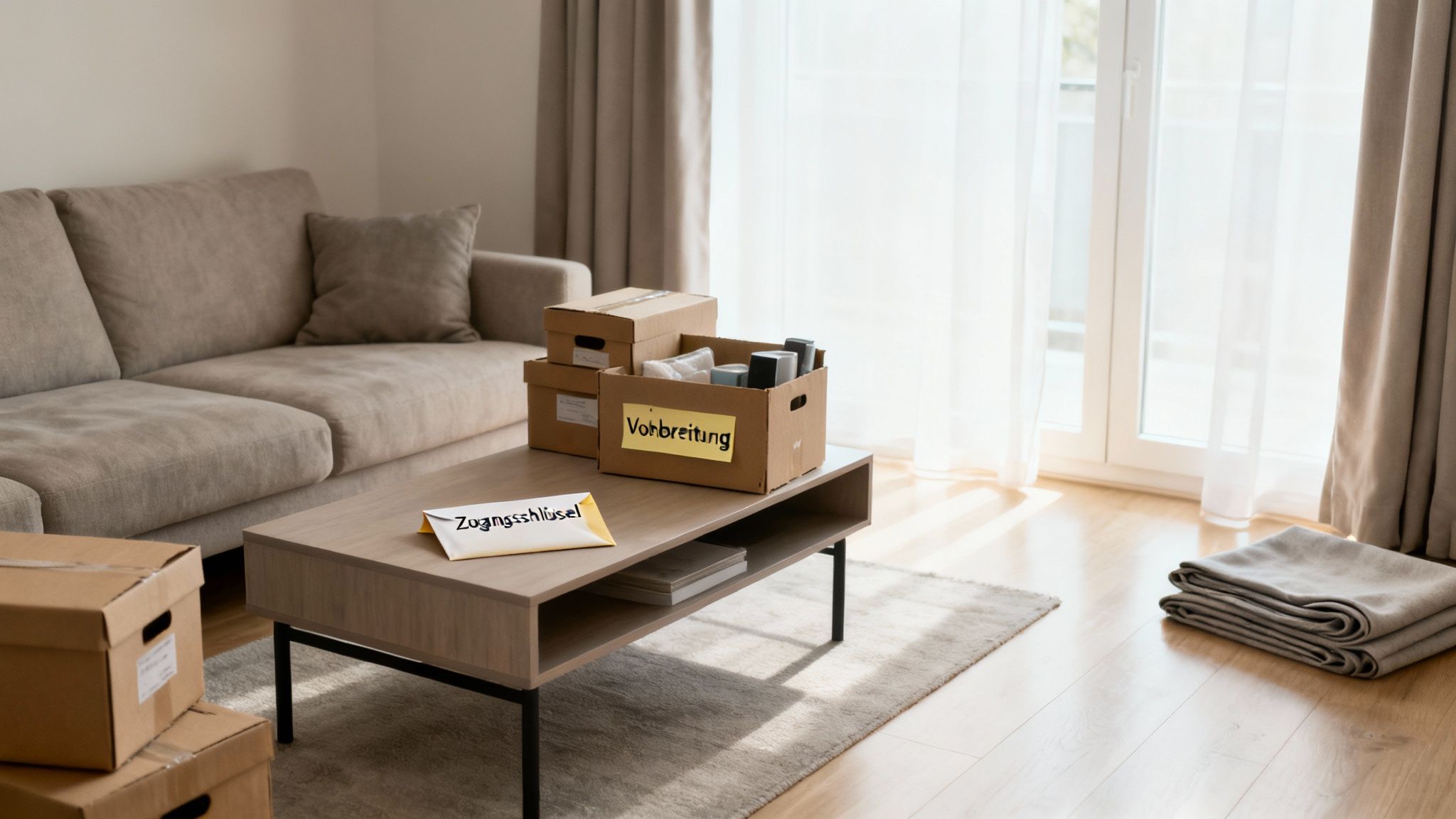 Wohnung vor der Reinigung vorbereiten