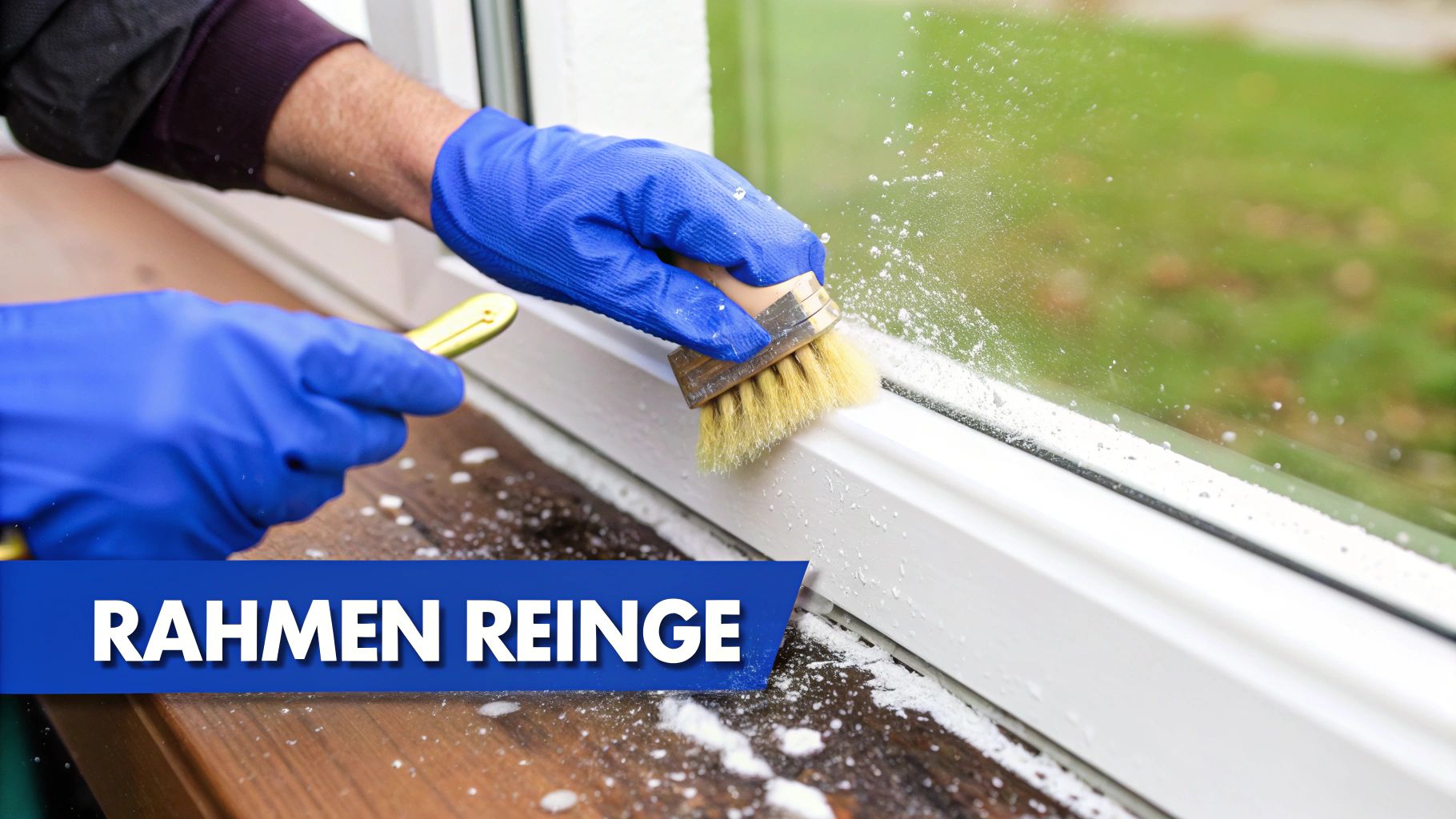Rahmen und Dichtungen gründlich reinigen