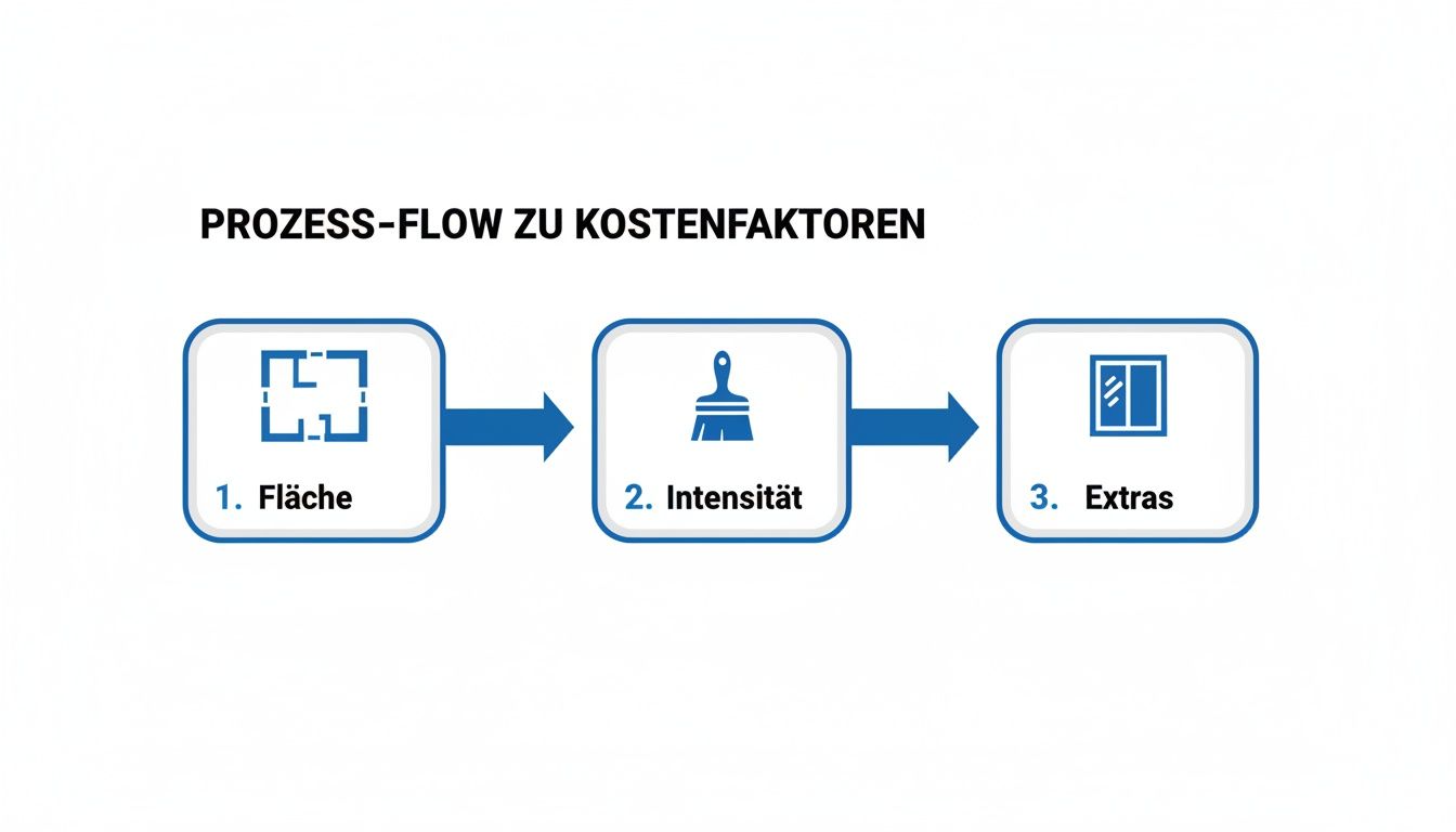 Infographic about wohnung reinigen lassen