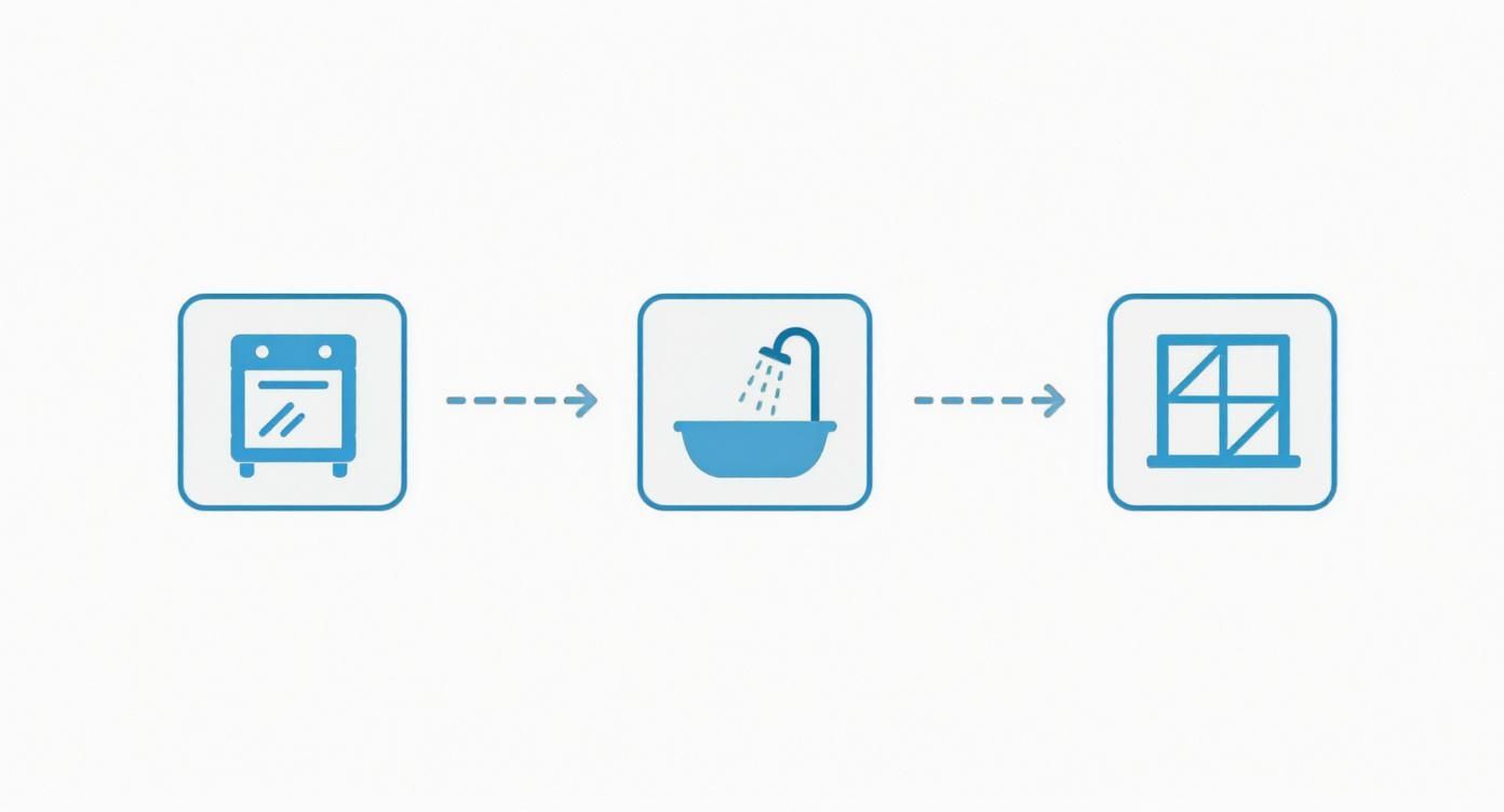 Infographic about wohnungsreinigung abnahmegarantie