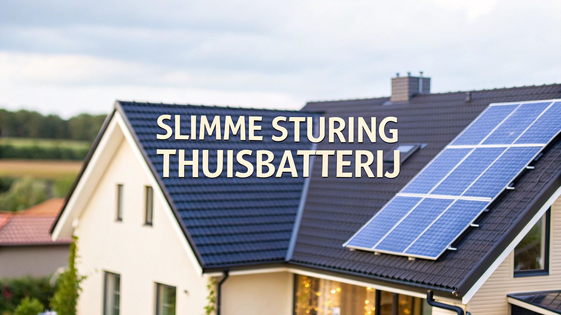 slimme sturing thuisbatterij: optimaal rendement | Sun4power