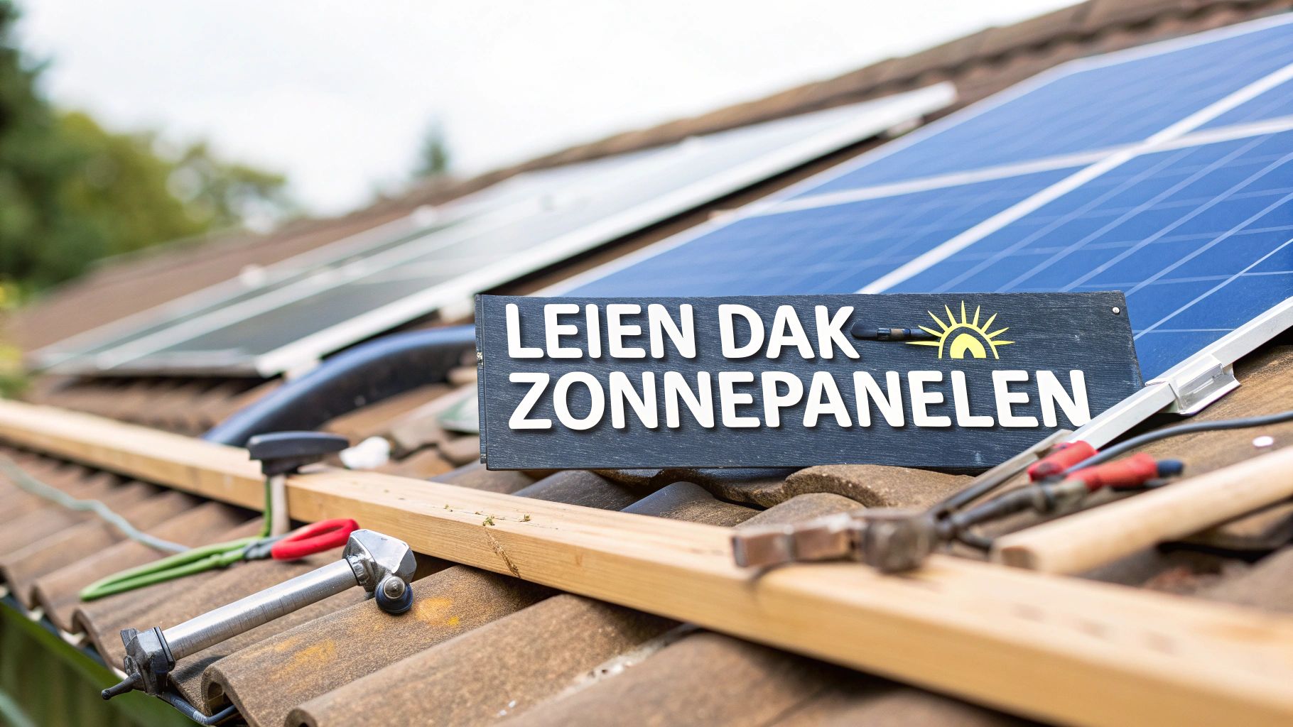 Leien dak zonnepanelen professioneel plaatsen