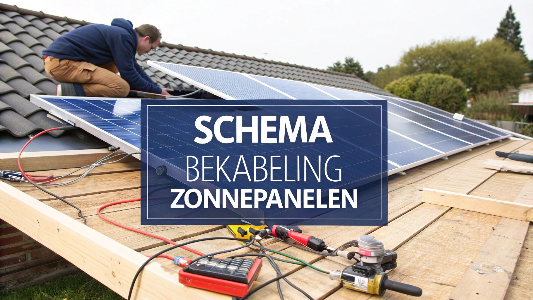 Een waterdicht schema bekabeling zonnepanelen voor maximale opbrengst