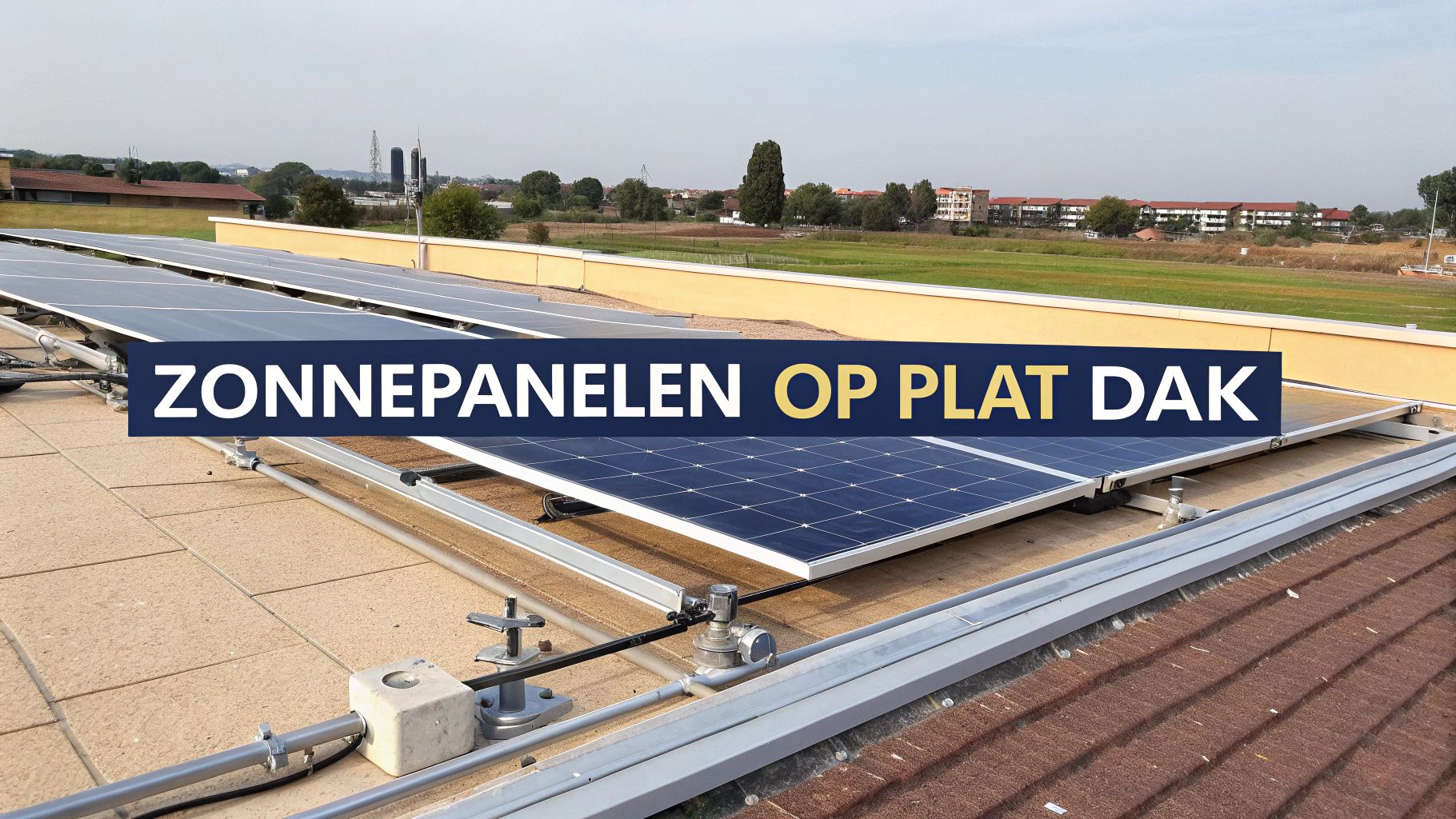 Zonnepanelen bevestigen op plat dak: de complete gids