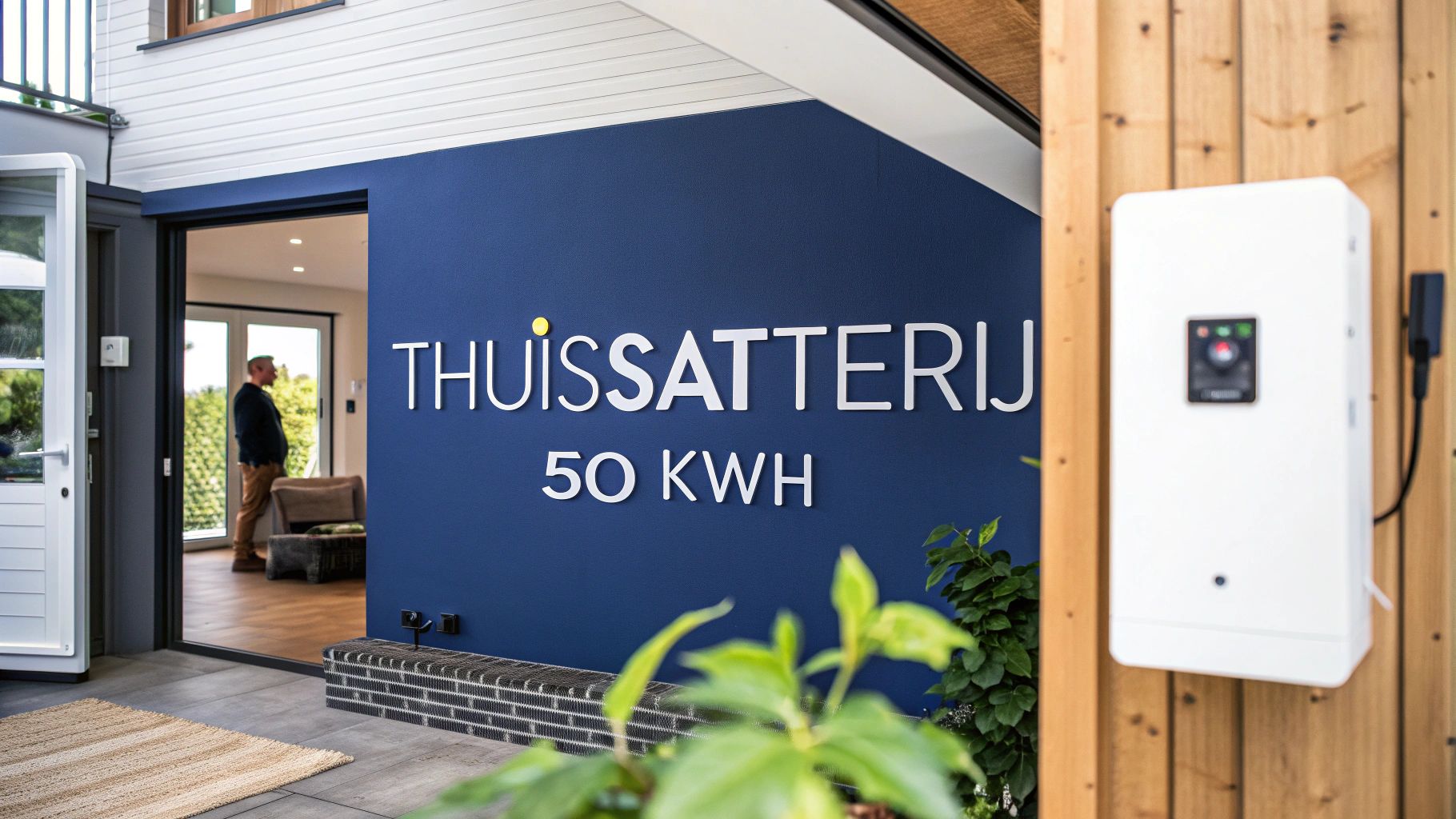 Uw gids voor de thuisbatterij 50 kwh