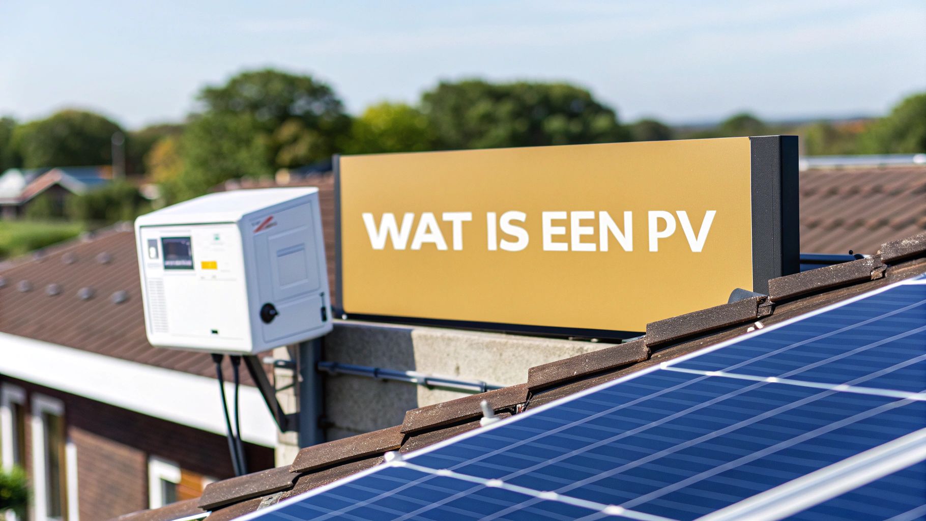 Wat is een pv-installatie en hoe werkt het in de praktijk?