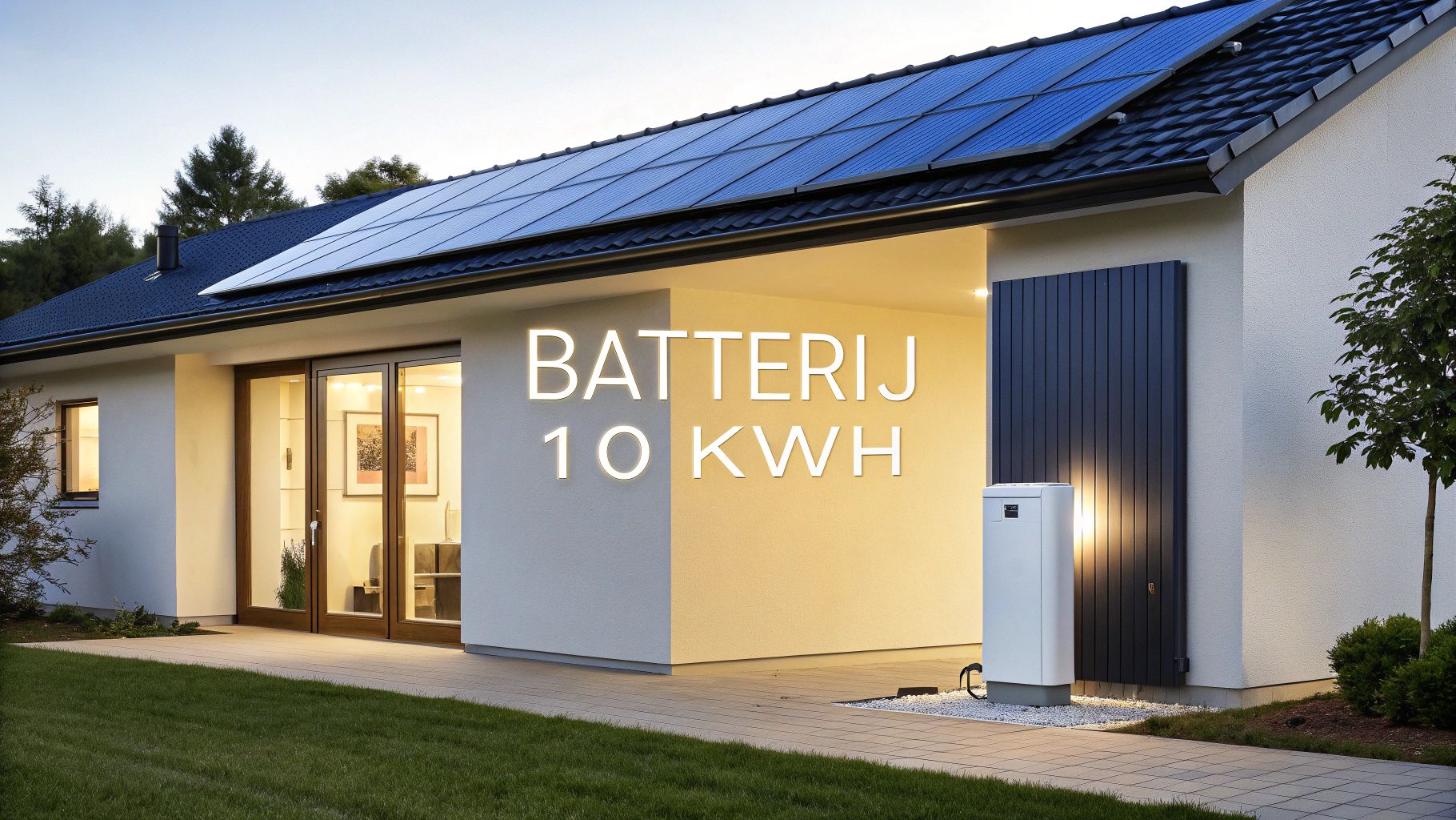 Ontdek de batterij 10 kwh voor uw zonnepanelen in België