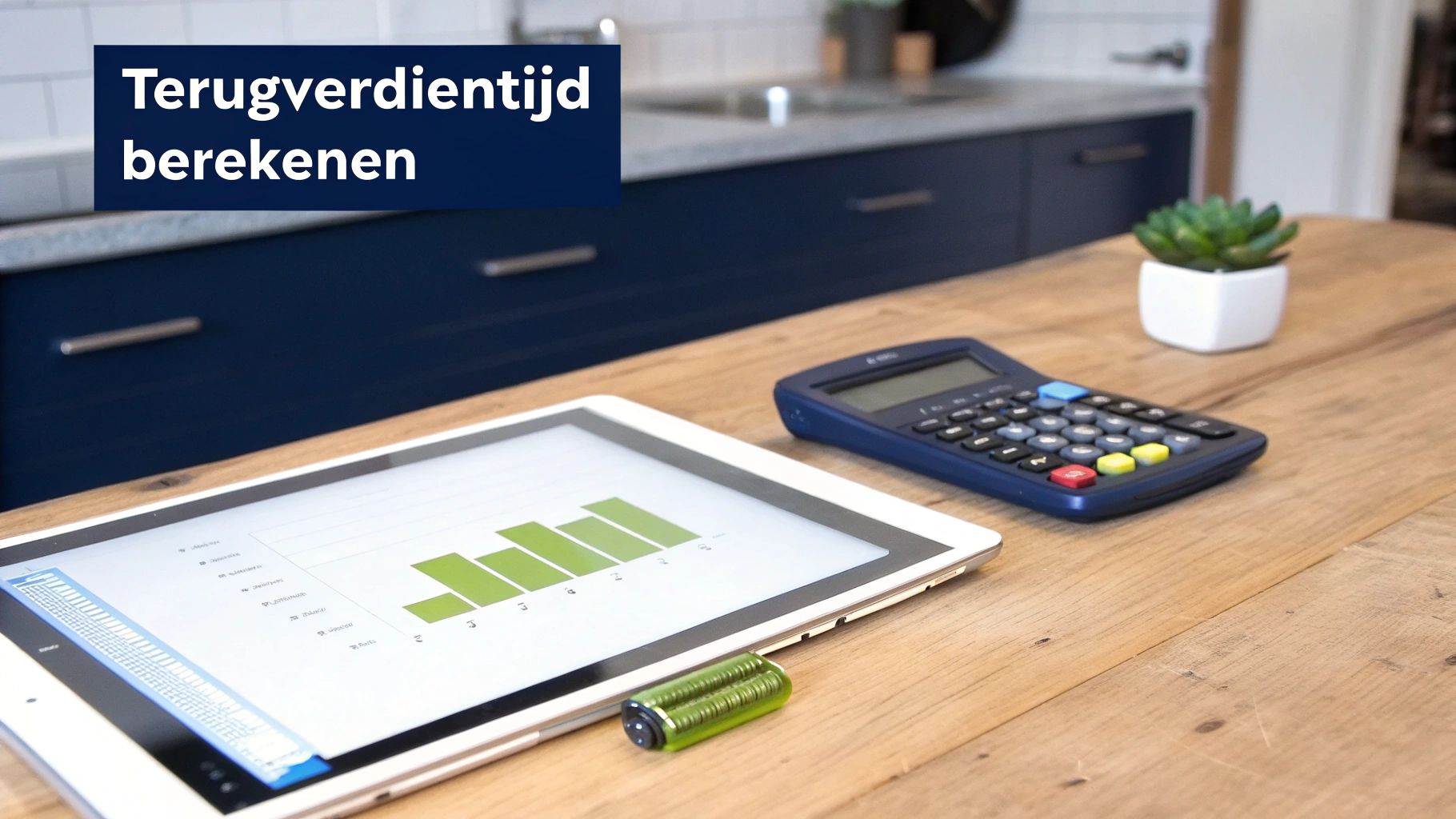 Grafiek die de terugverdientijd van een 5 kWh thuisbatterij illustreert