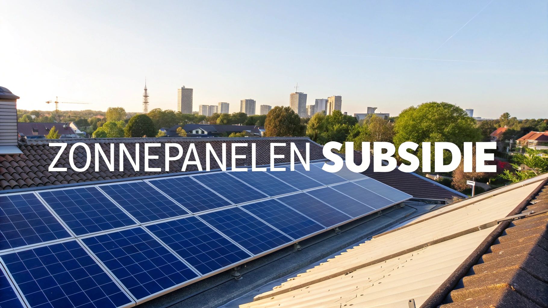 Zonnepanelen met subsidie als uw complete gids voor België