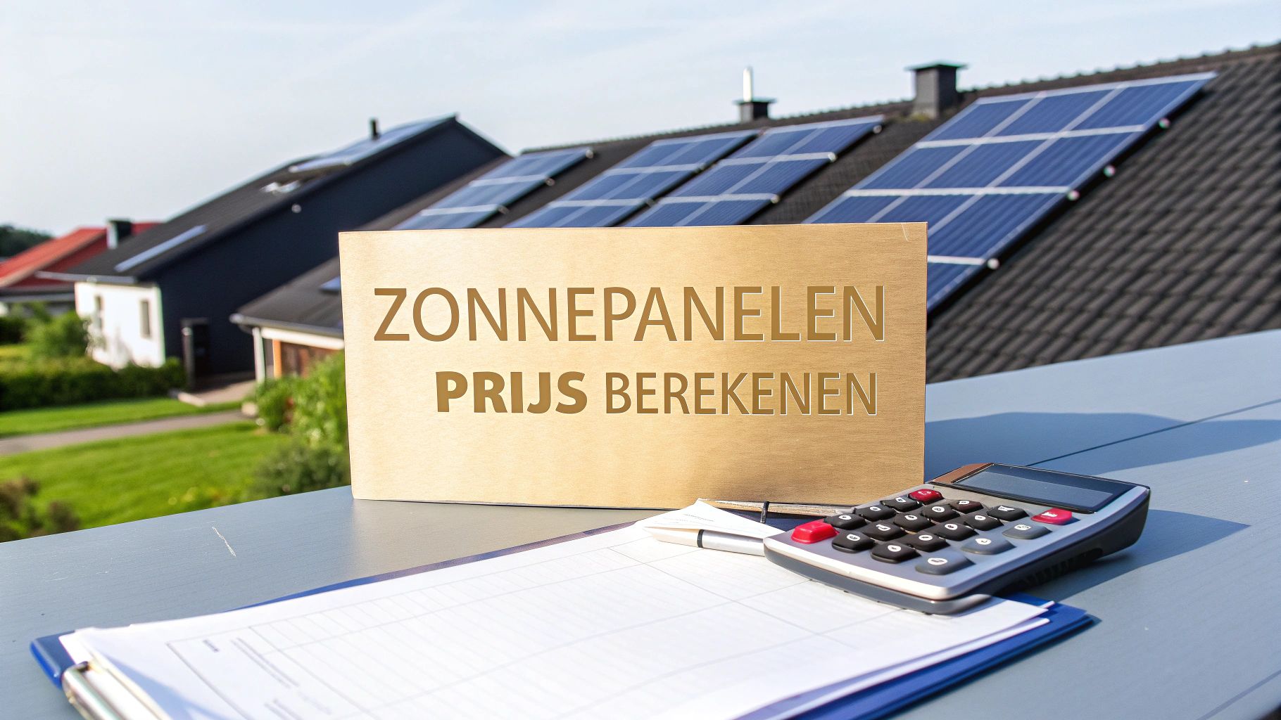 Zonnepanelen prijs berekenen in België