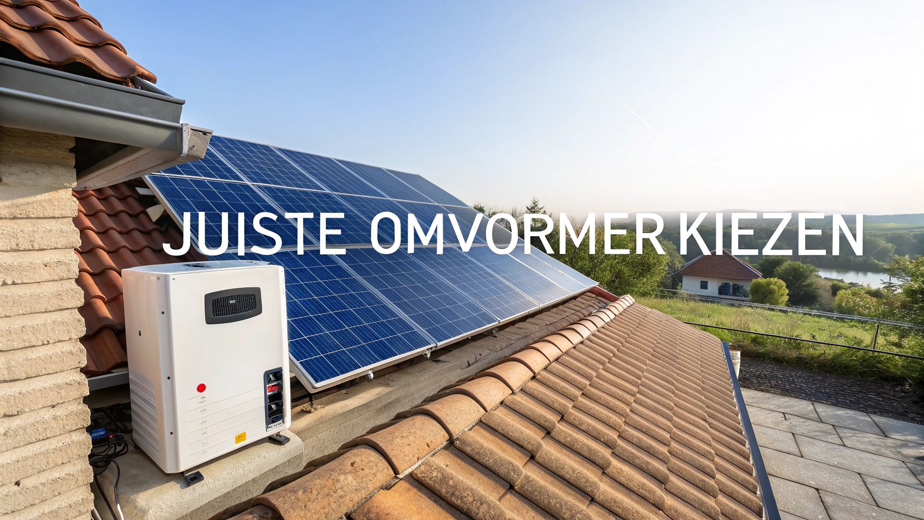 Het juiste vermogen omvormer zonnepanelen kiezen