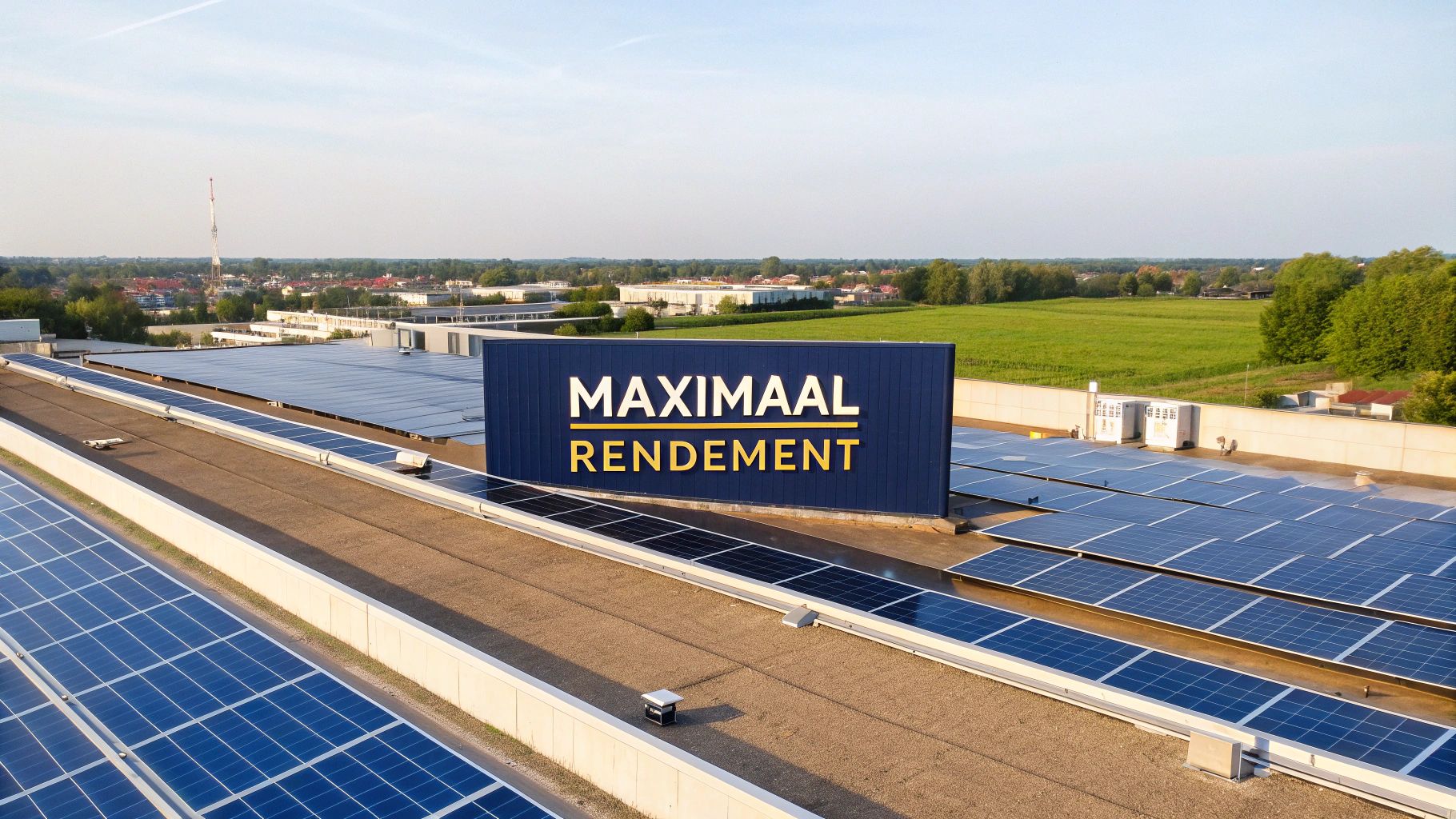 Zonnepanelen op plat dak gids voor maximaal rendement
