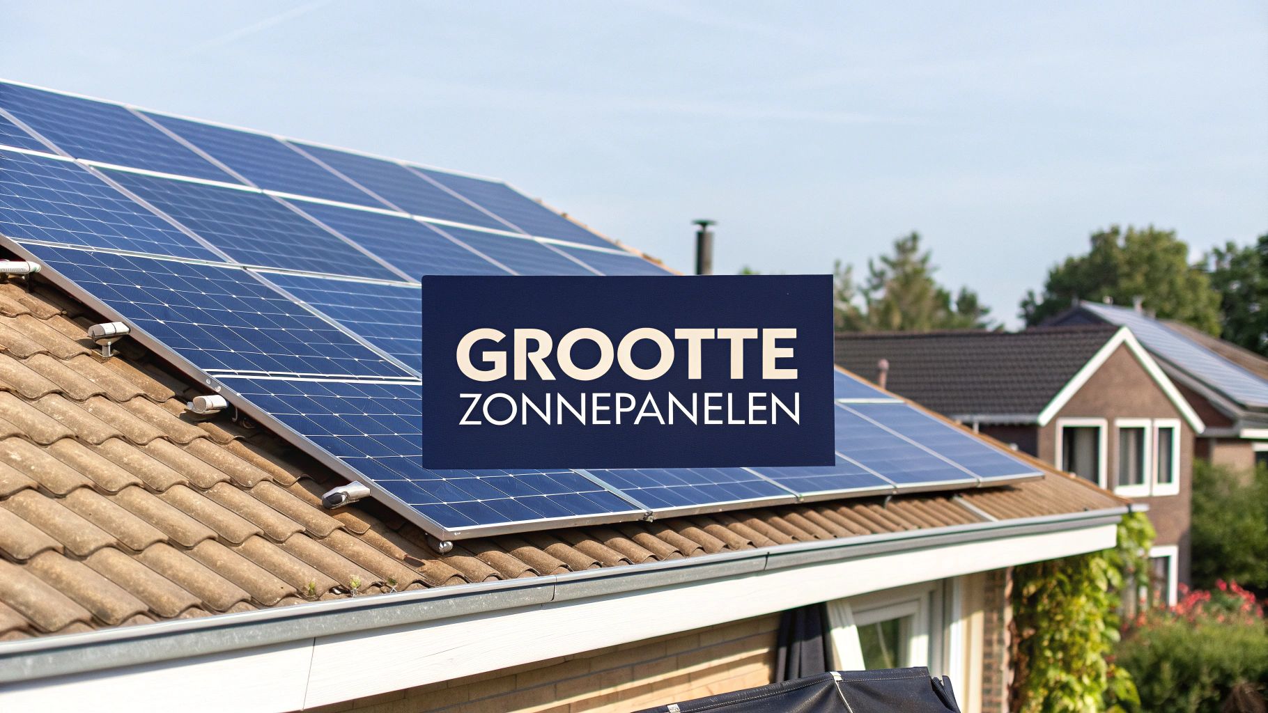 De juiste grootte van zonnepanelen kiezen