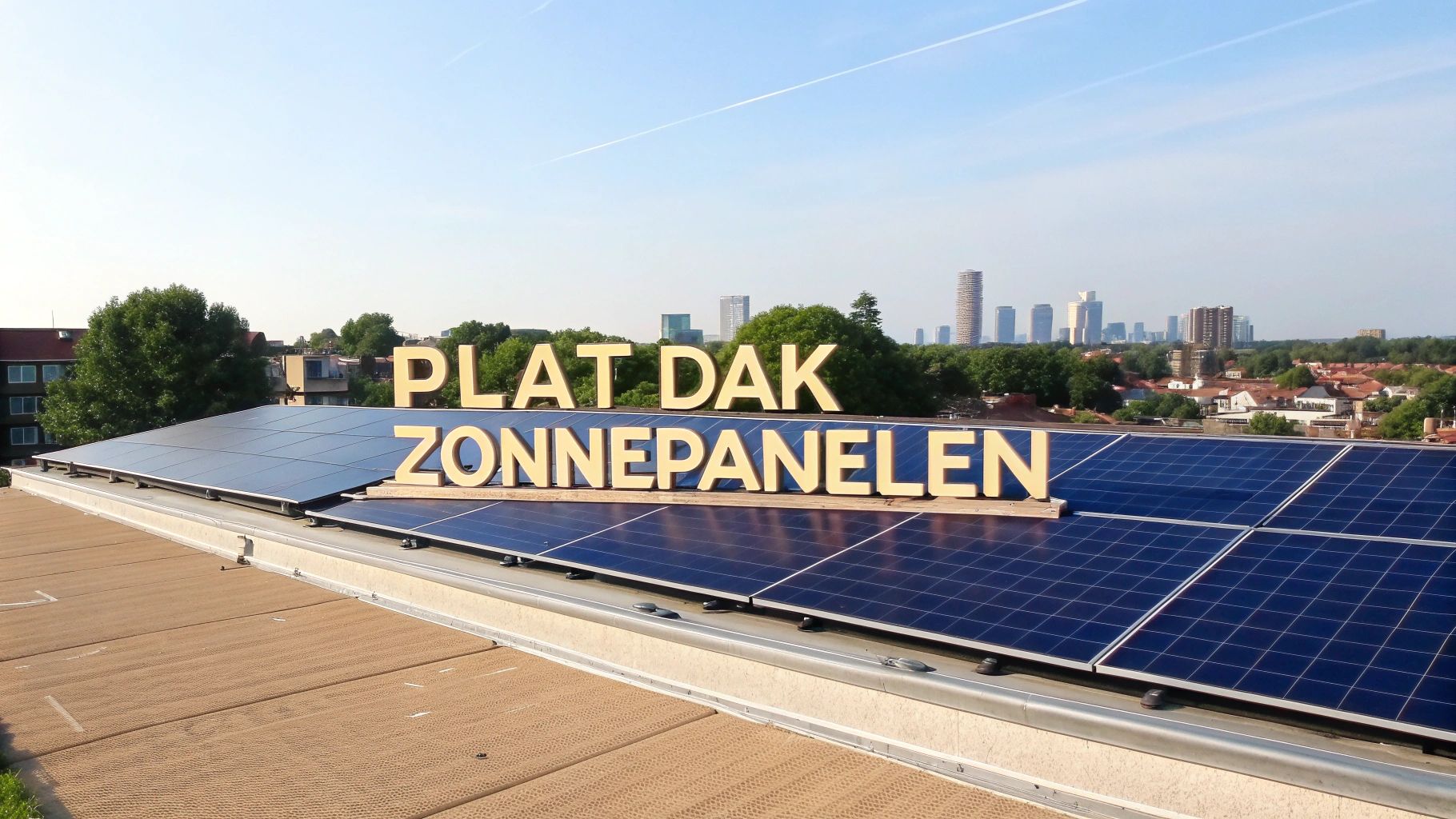 plat dak zonnepanelen: uw gids voor rendement