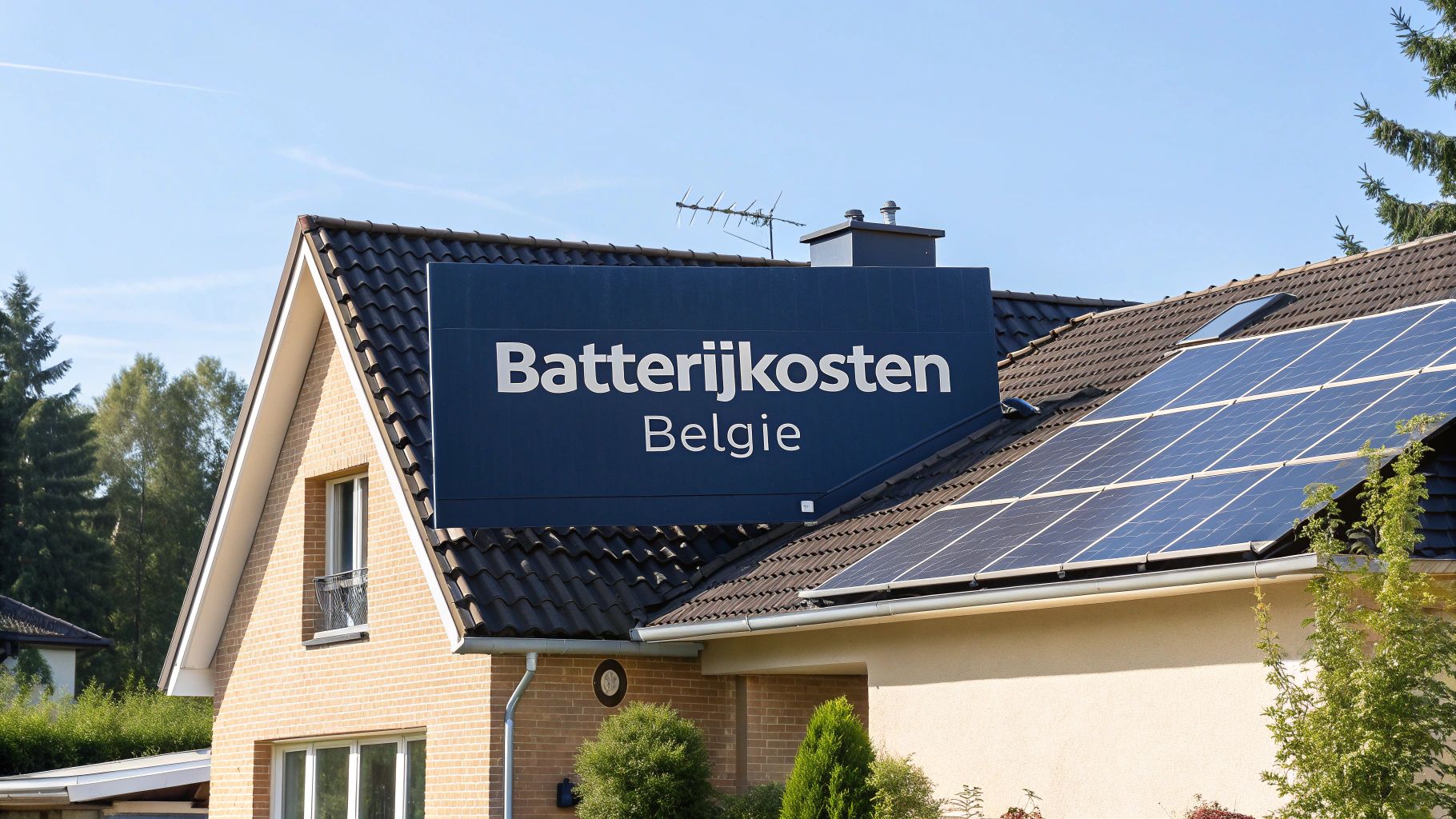 Hoeveel kost een batterij voor zonnepanelen? Een complete gids voor België