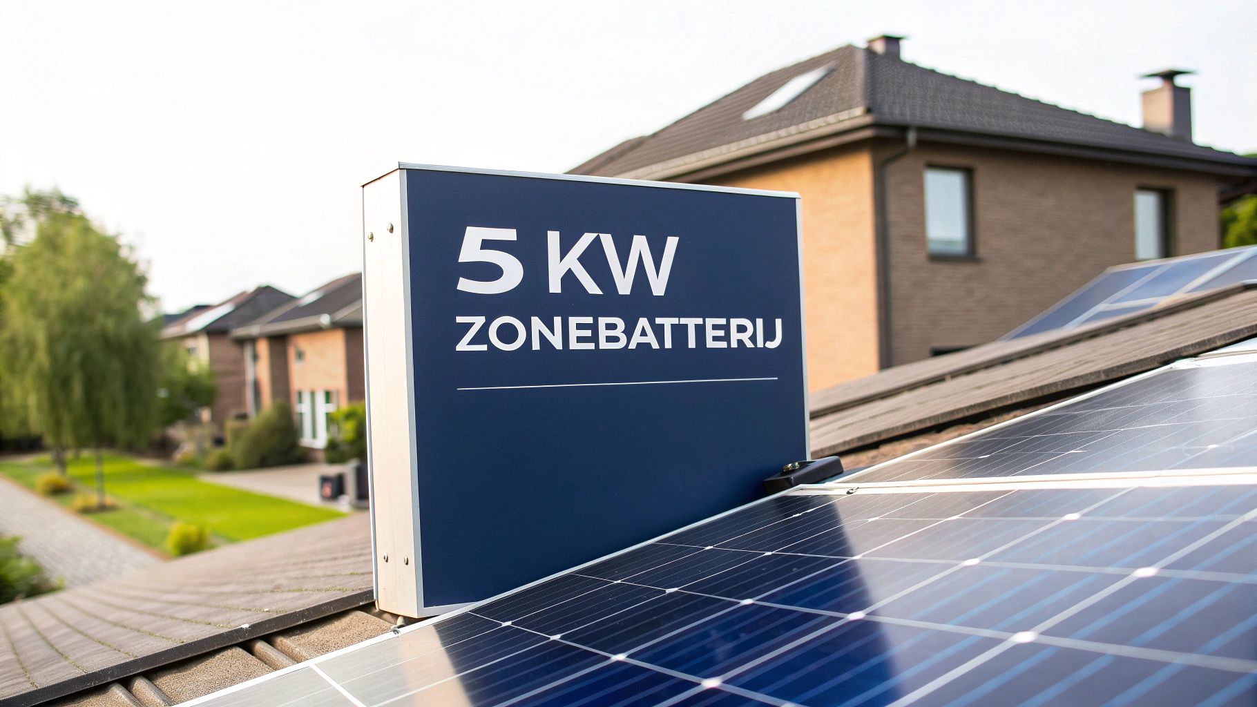 Batterij zonnepanelen 5kw: kies de beste optie