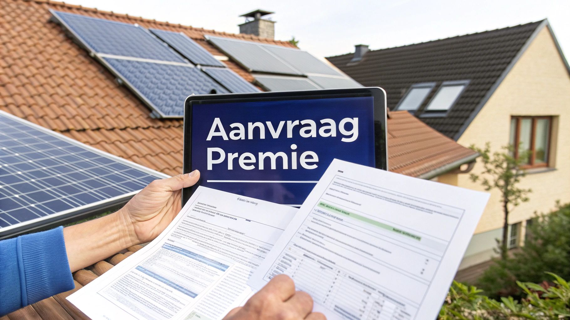 Aanvraag premie zonnepanelen in de praktijk