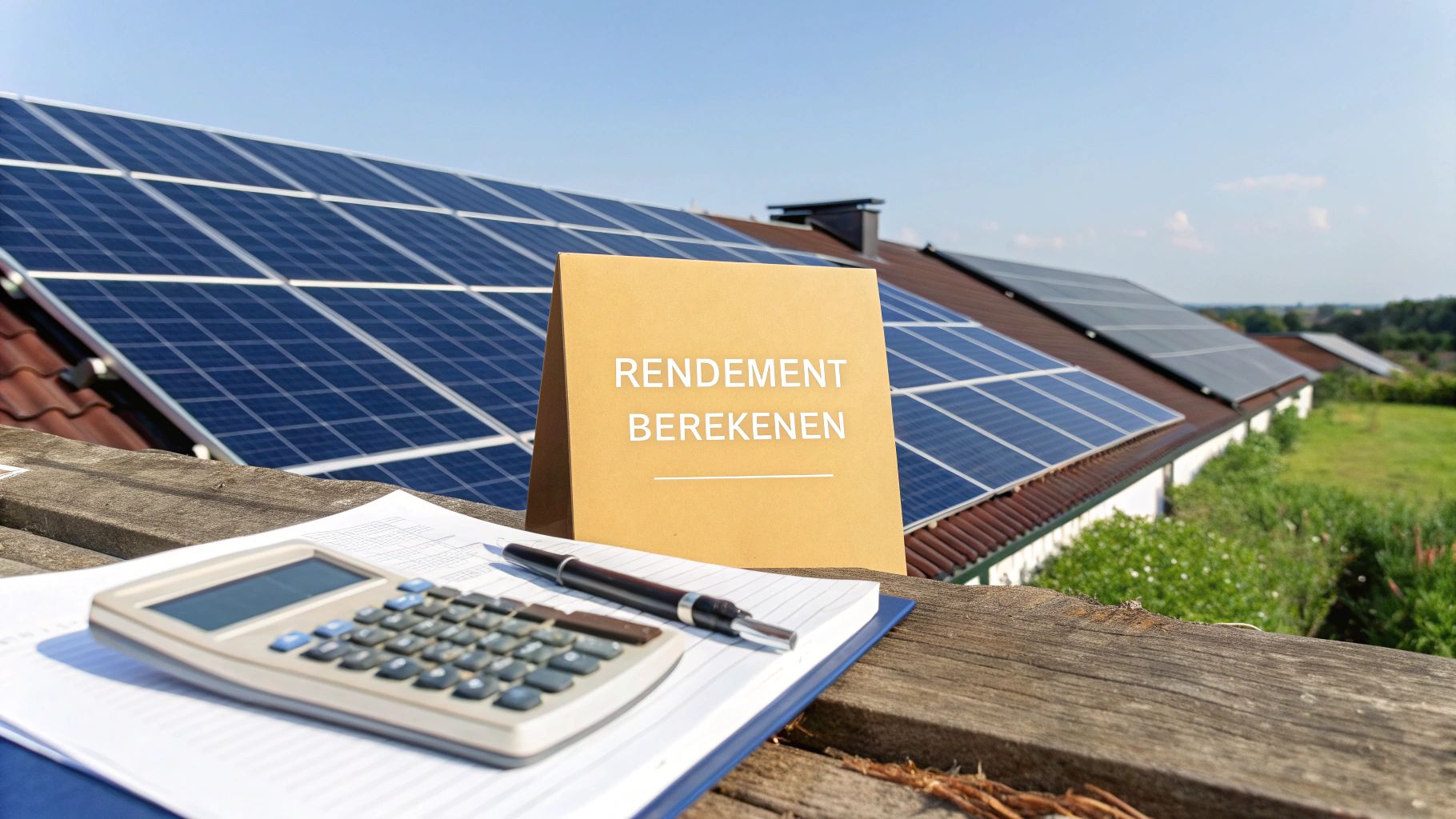 Zonnepanelen rendement berekenen in de praktijk