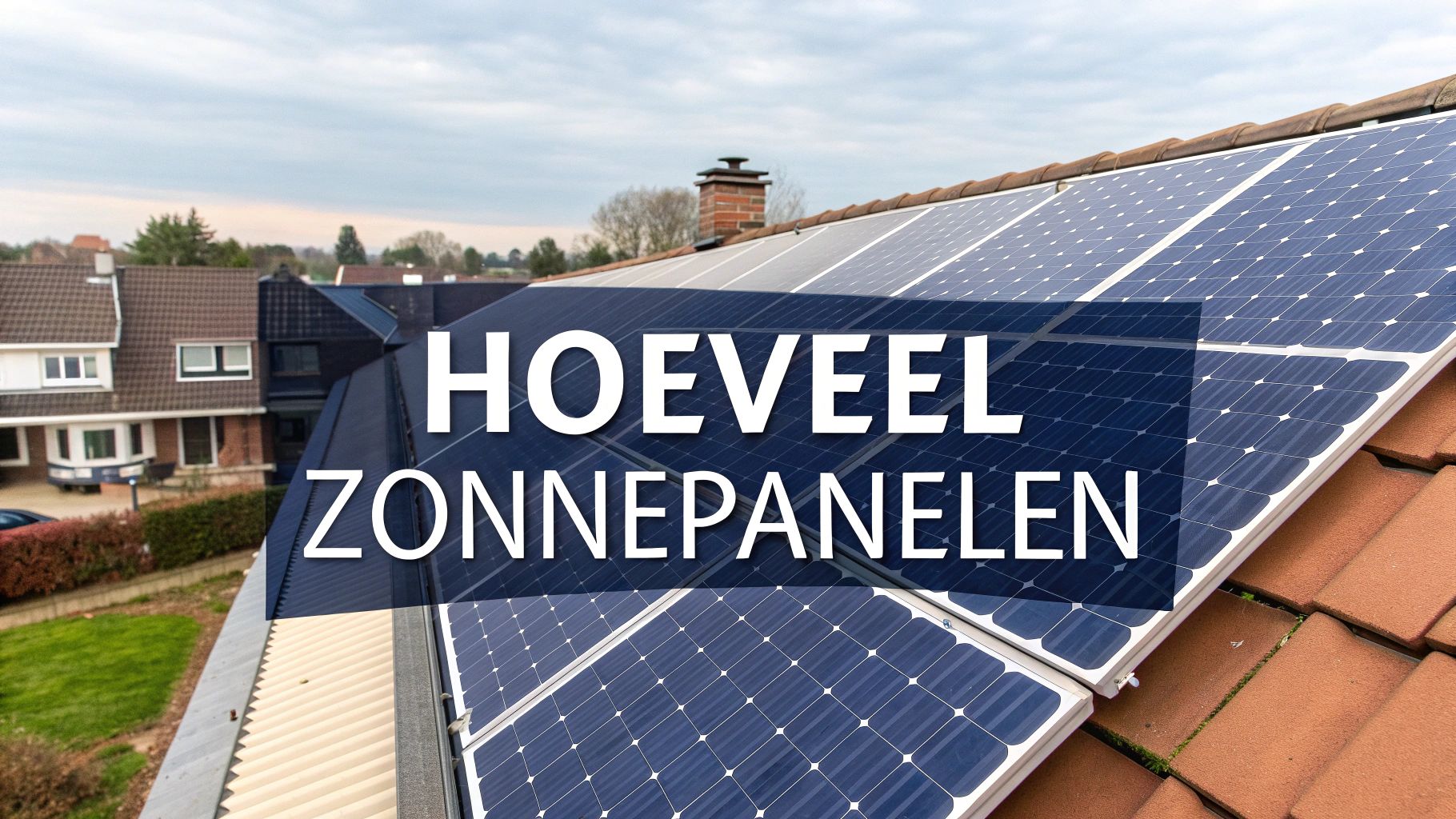 Hoeveel zonnepanelen nodig? Uw complete gids