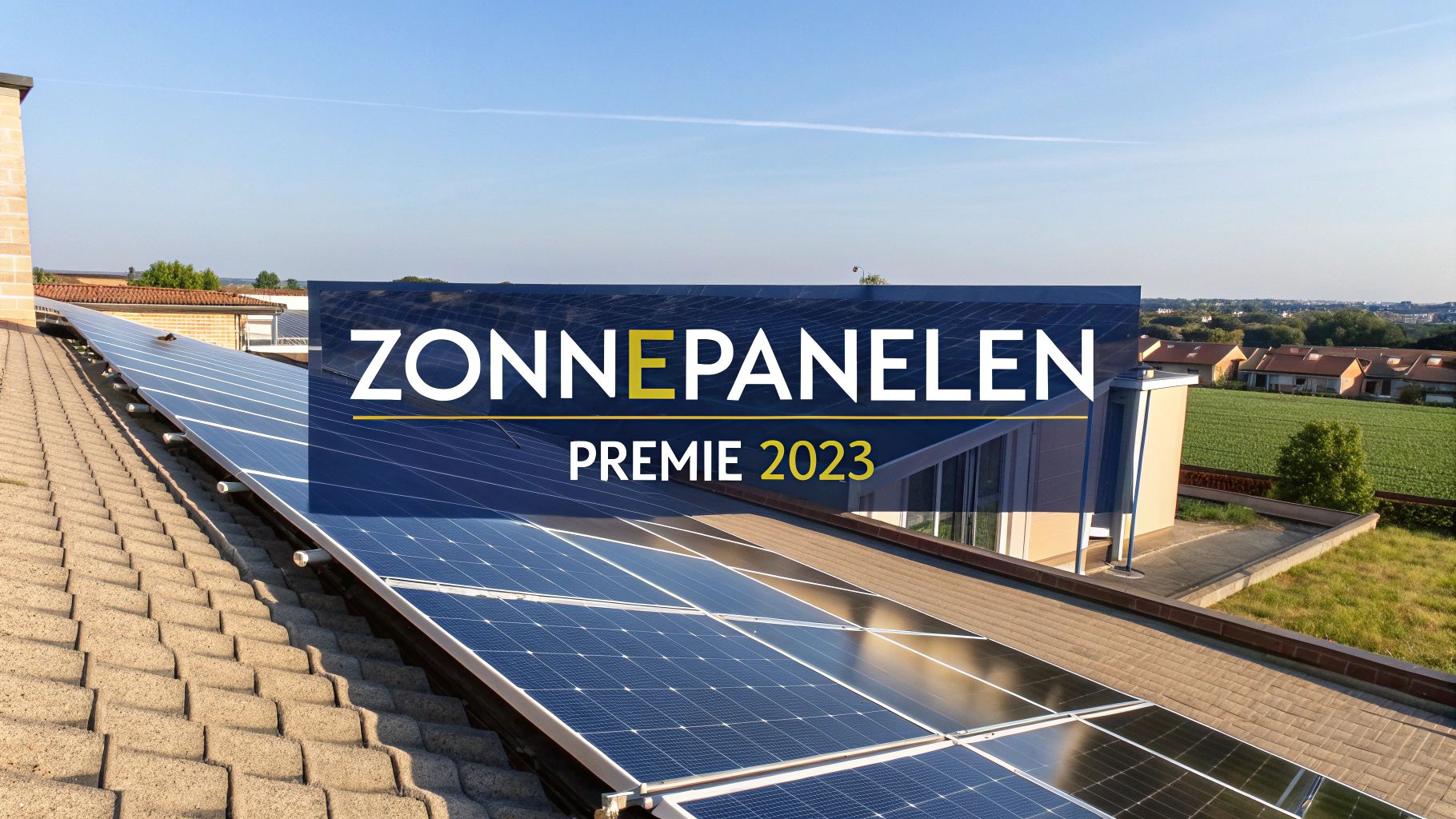 Uw gids voor de premie zonnepanelen 2023 in België