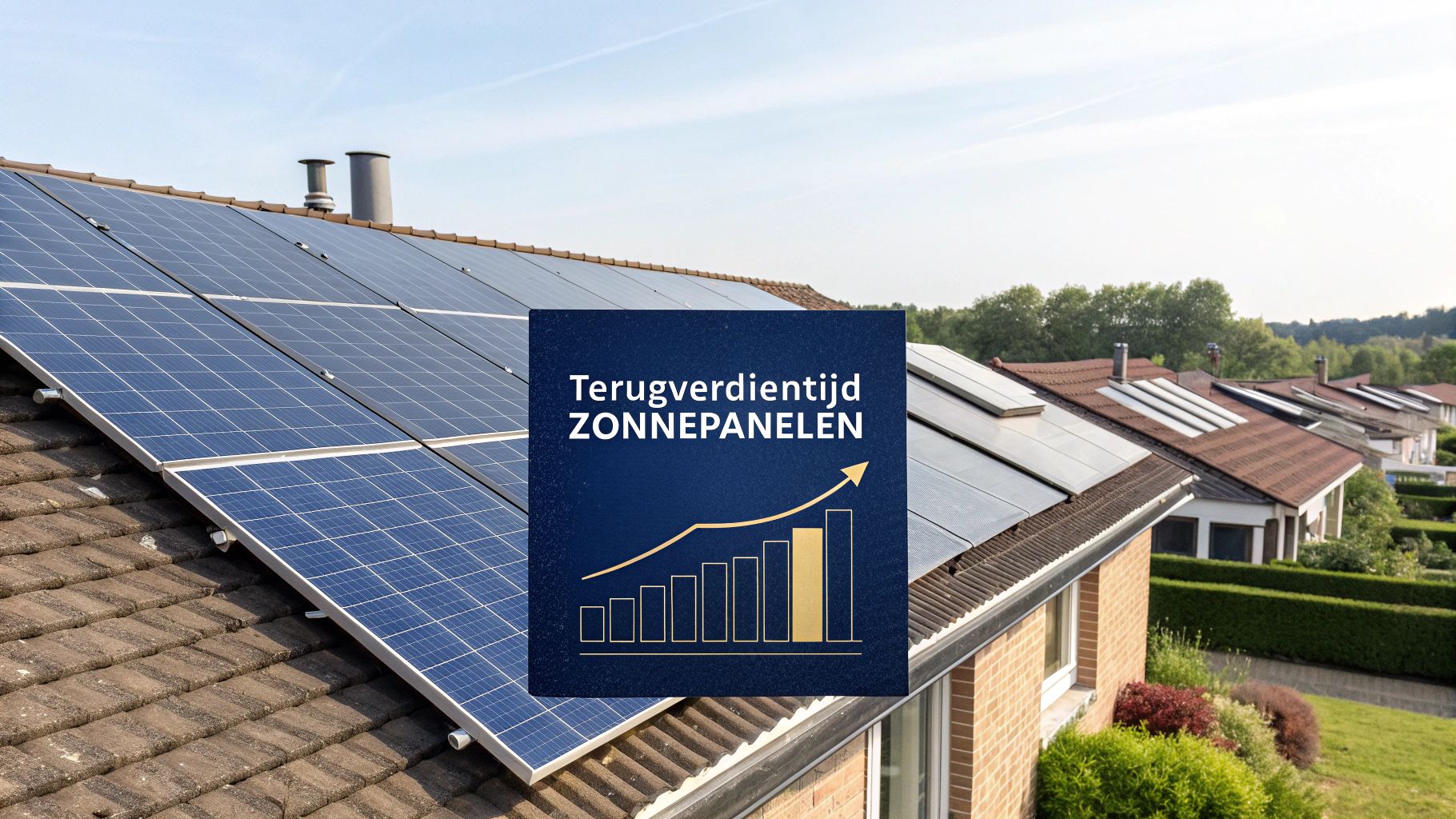Zonnepanelen terugverdientijd in België berekend