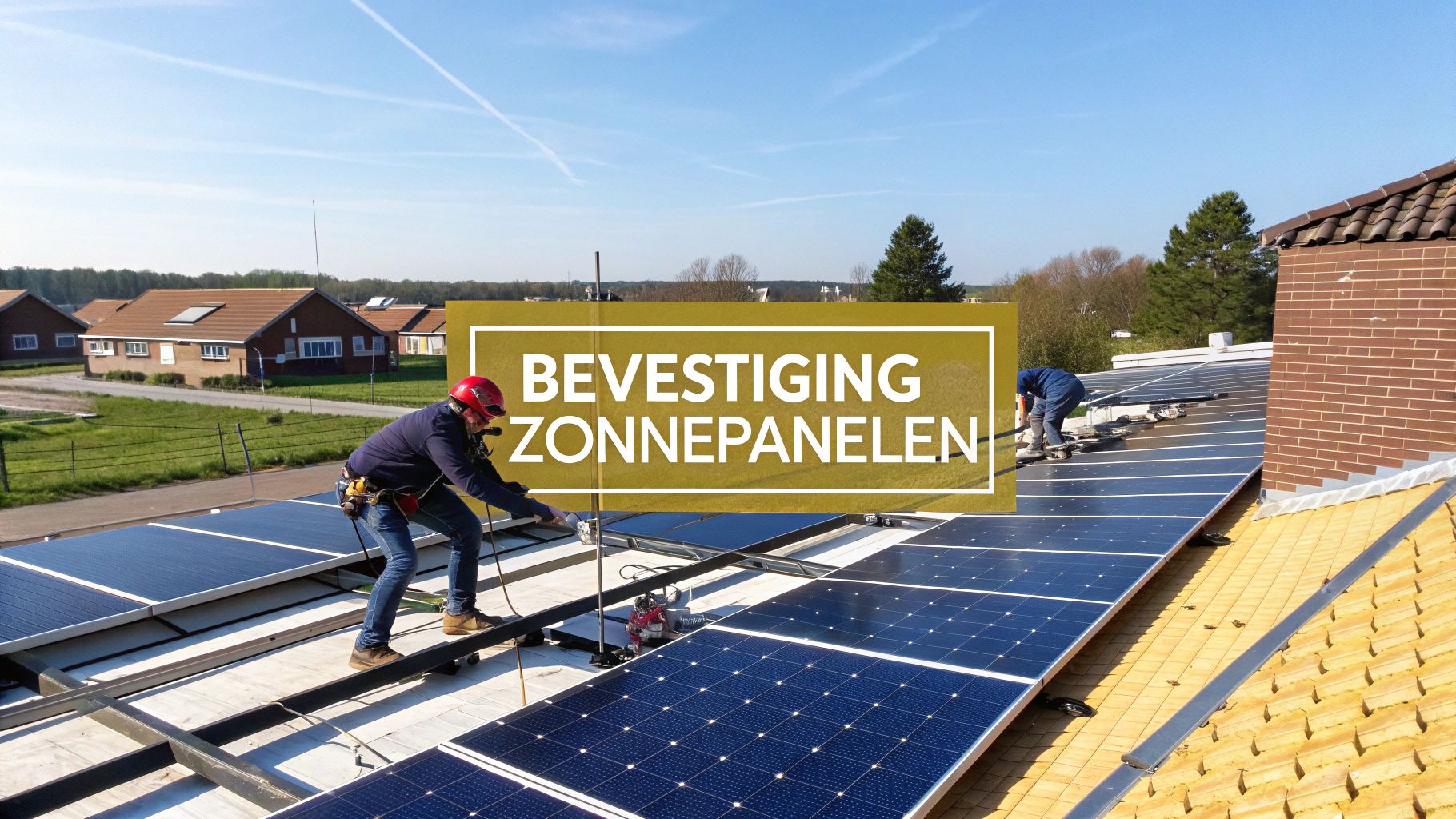 Bevestiging zonnepanelen op plat dak: kies de beste systemen en bespaar kosten