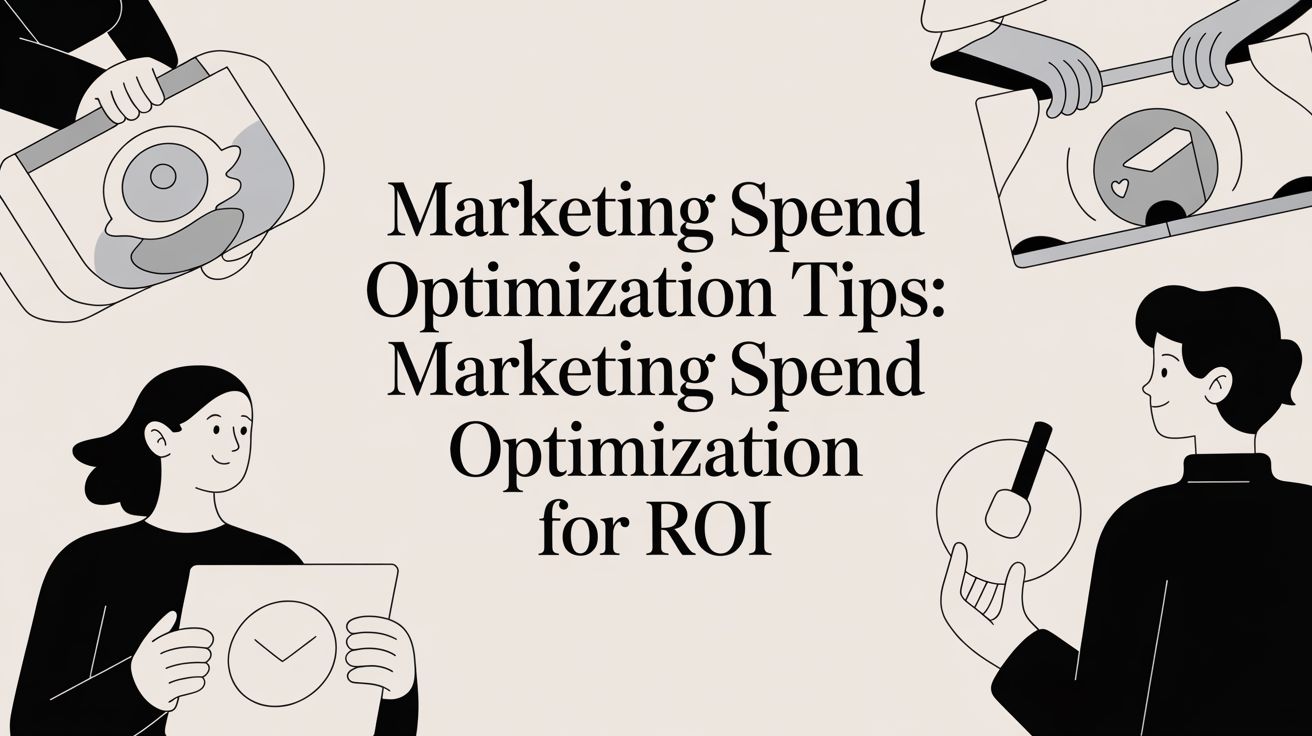 Marketing spend optimization tips: marketing spend optimization for ROI