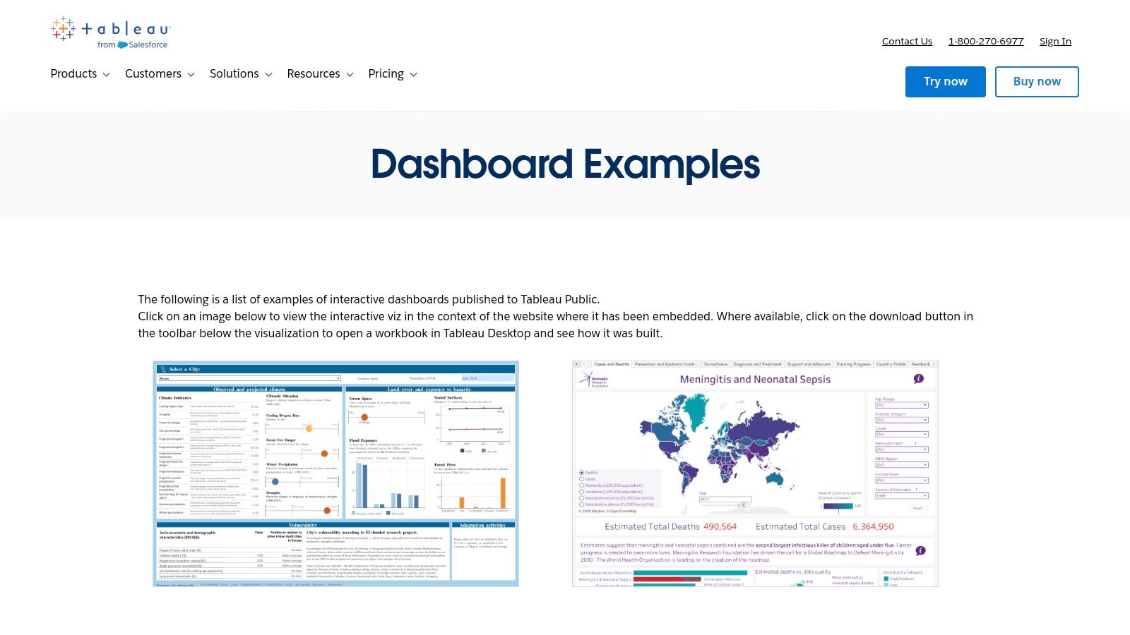 Tableau – Dashboard Examples (Tableau Public)