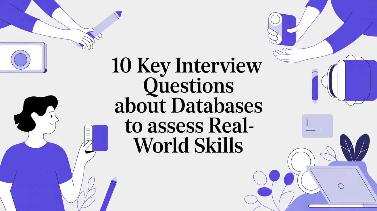 10 Key Interview Questions About Databases to Assess Real-World Skills