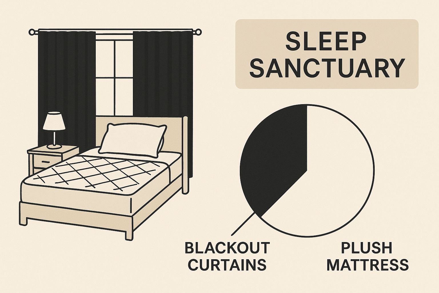 Infographic about how to sleep after night shift