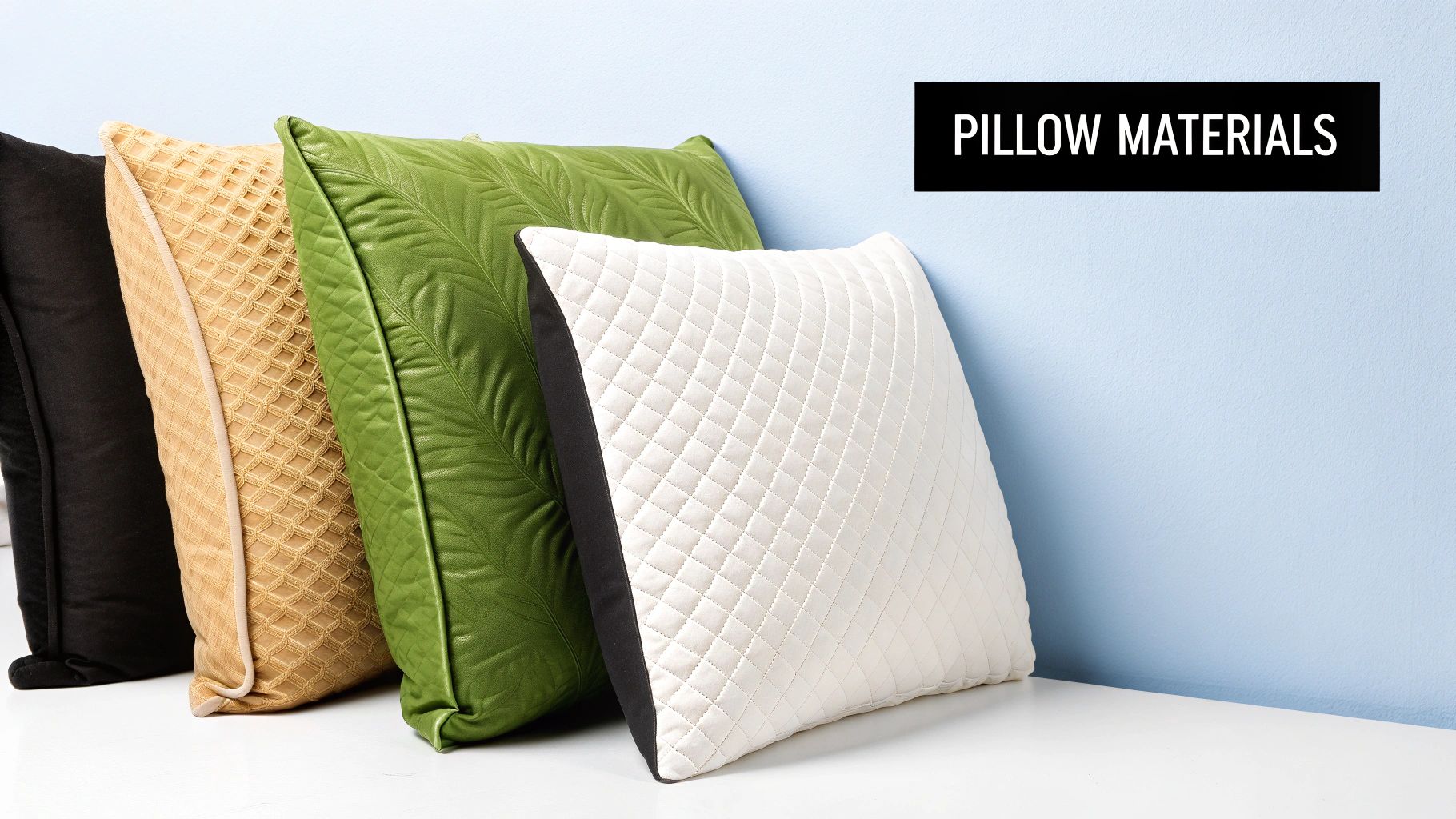 Person sleeping comfortably on a pillow