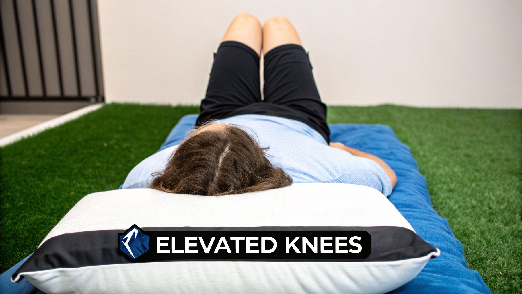 Back Sleeping with Knee Elevation