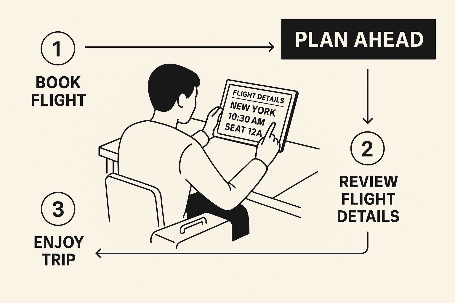 Infographic about how to get over jet lag