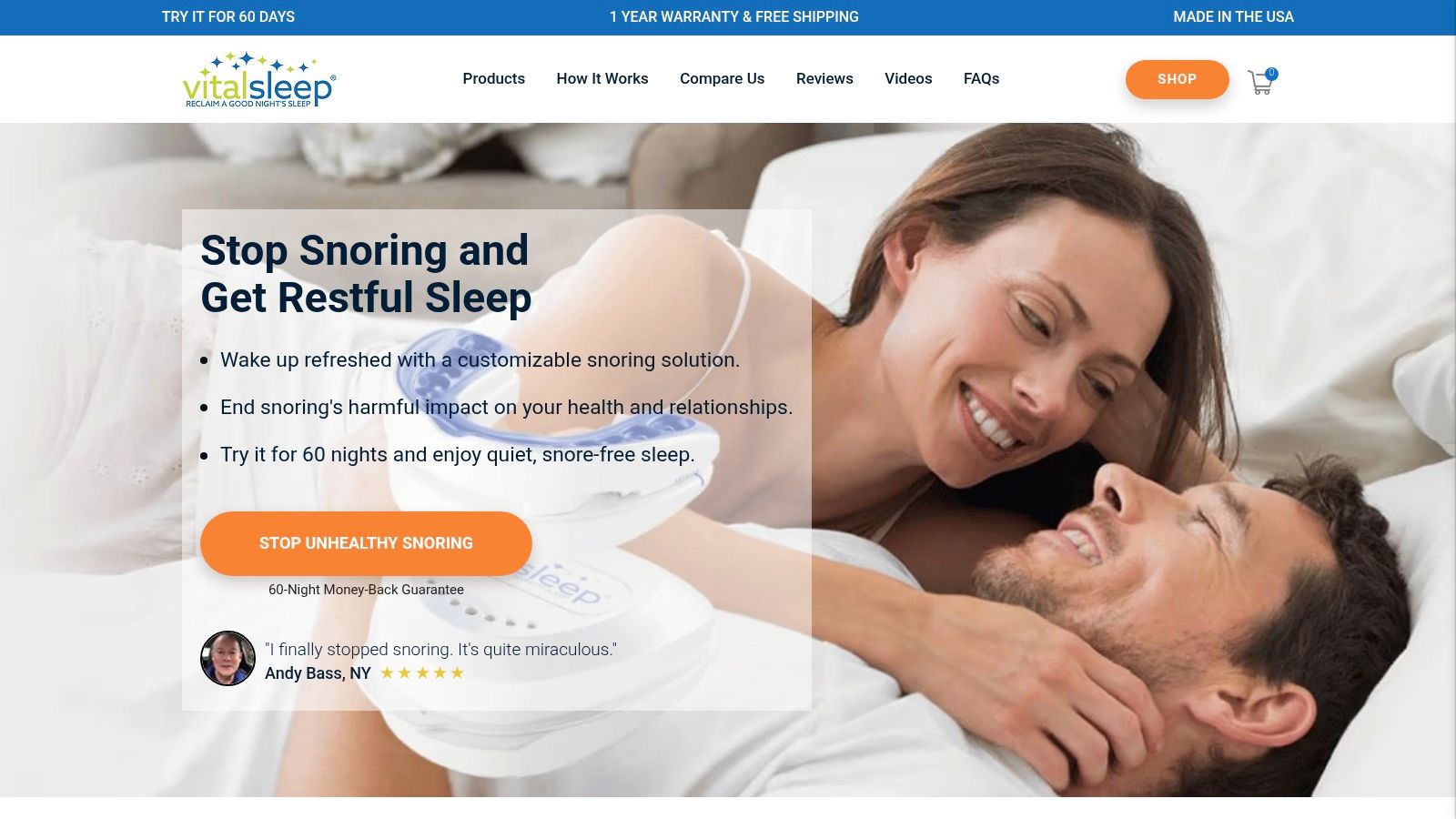 VitalSleep Anti-Snoring Mouthpiece