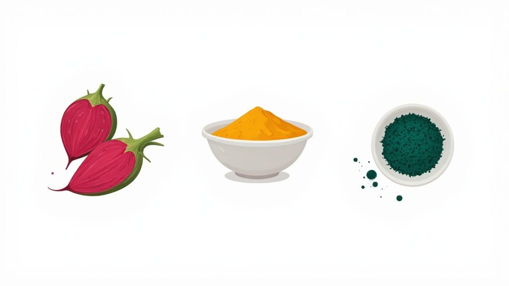 Colorants alimentaires naturels