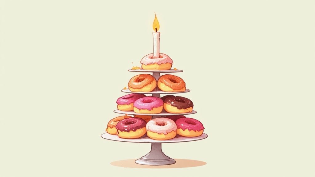 La Tour de Donuts : L'Alternative Spectaculaire au Gâteau Traditionnel