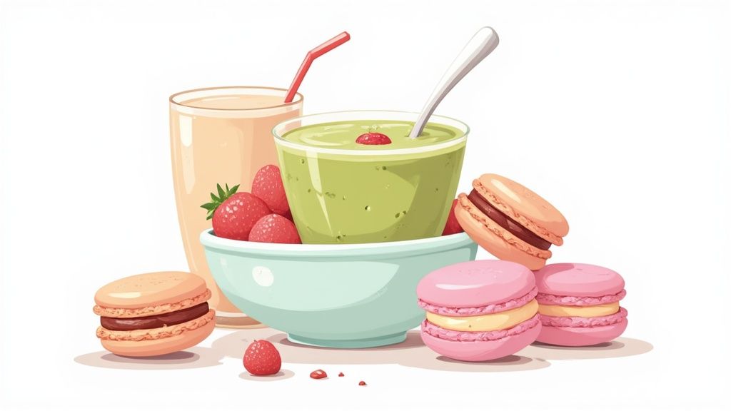 Colorants naturels pour donuts