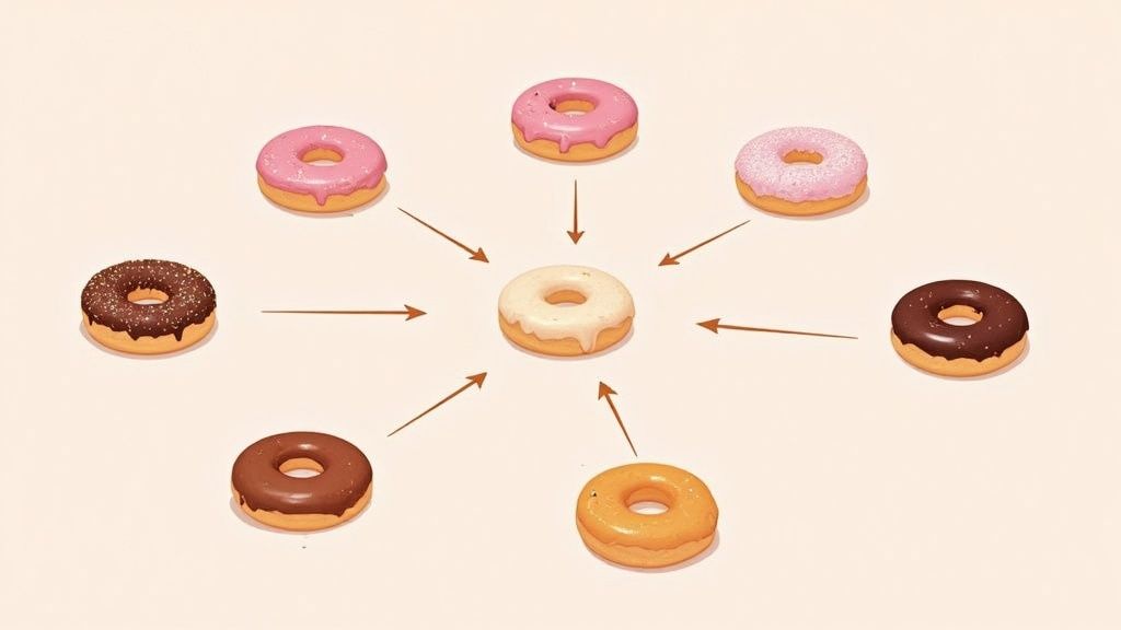 Ingrédients pour donuts