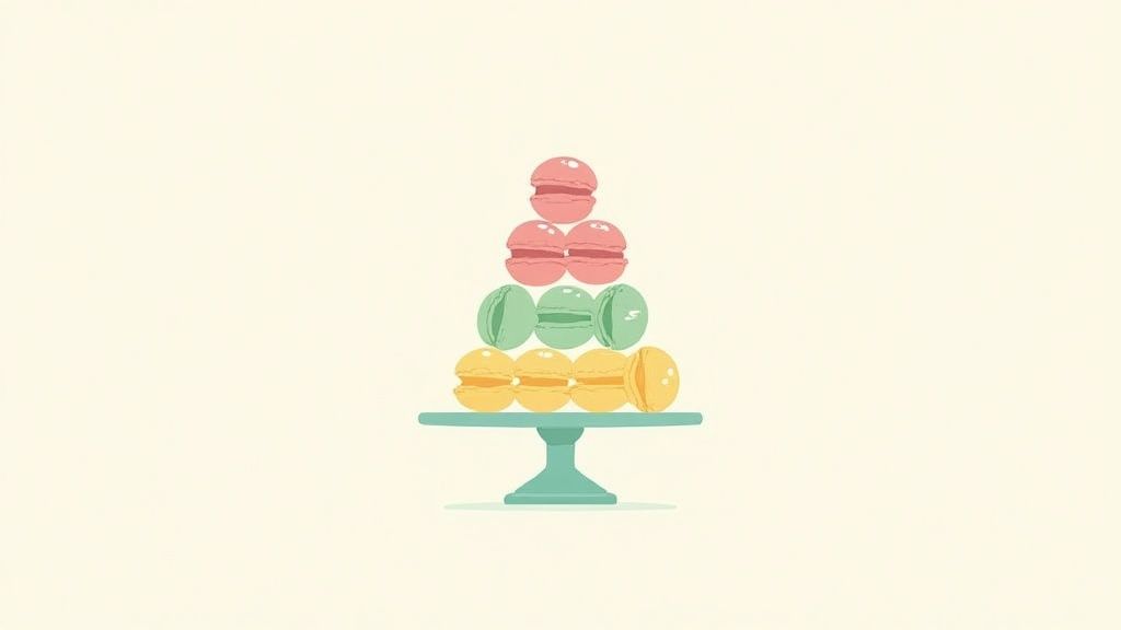 Pyramide de macarons