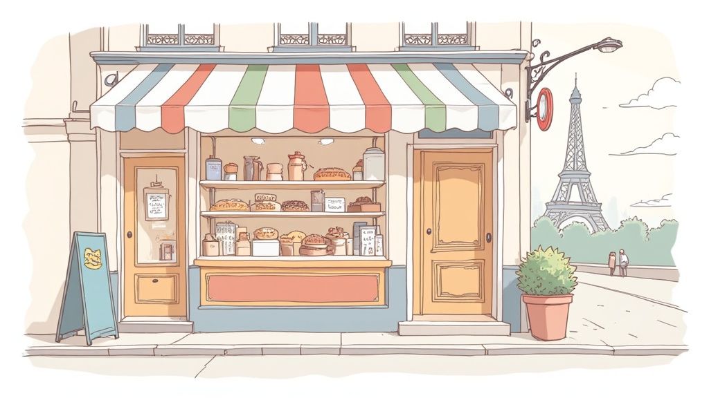 Plusieurs donuts artisanaux aux glaçages colorés et variés, joliment présentés dans une boîte.