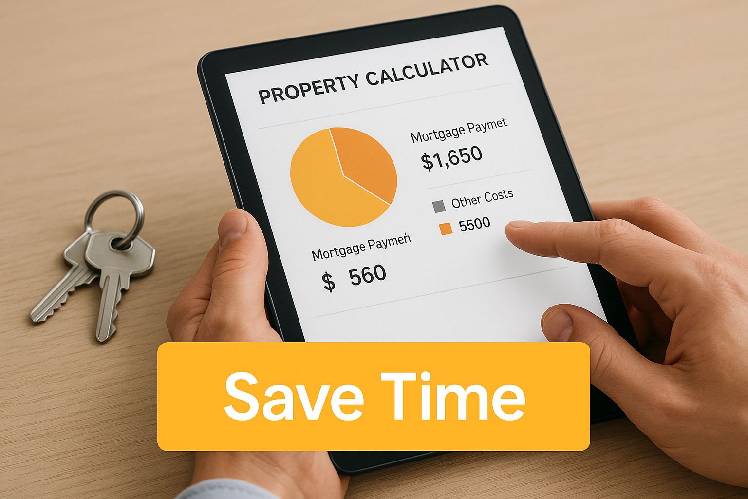 Infographic about property investment calculator