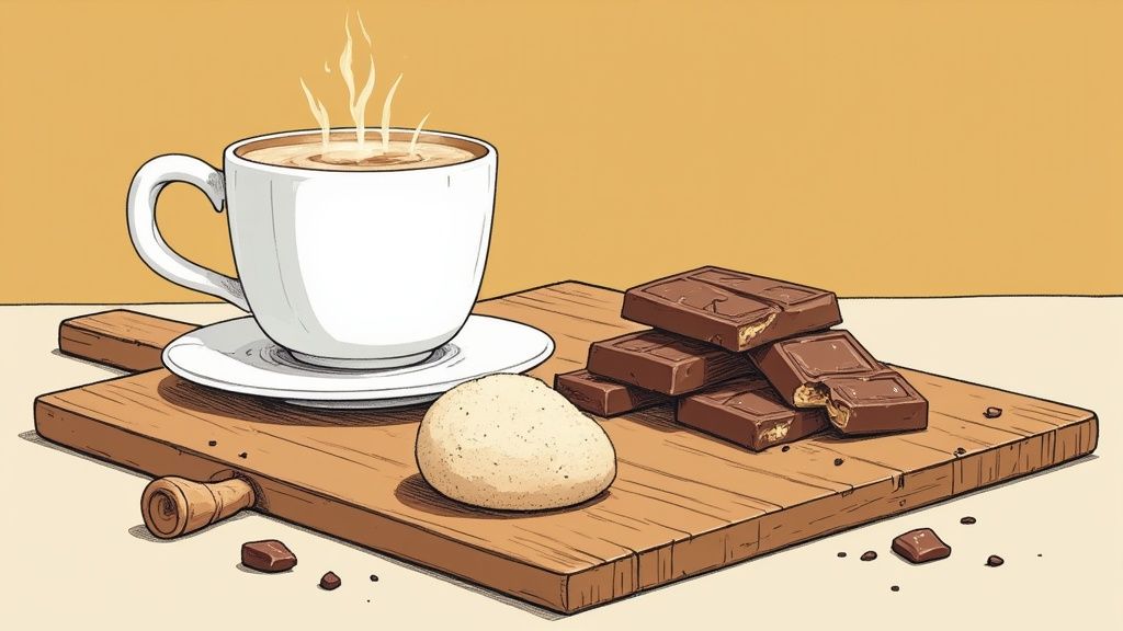 Un délicieux chocolat chaud onctueux