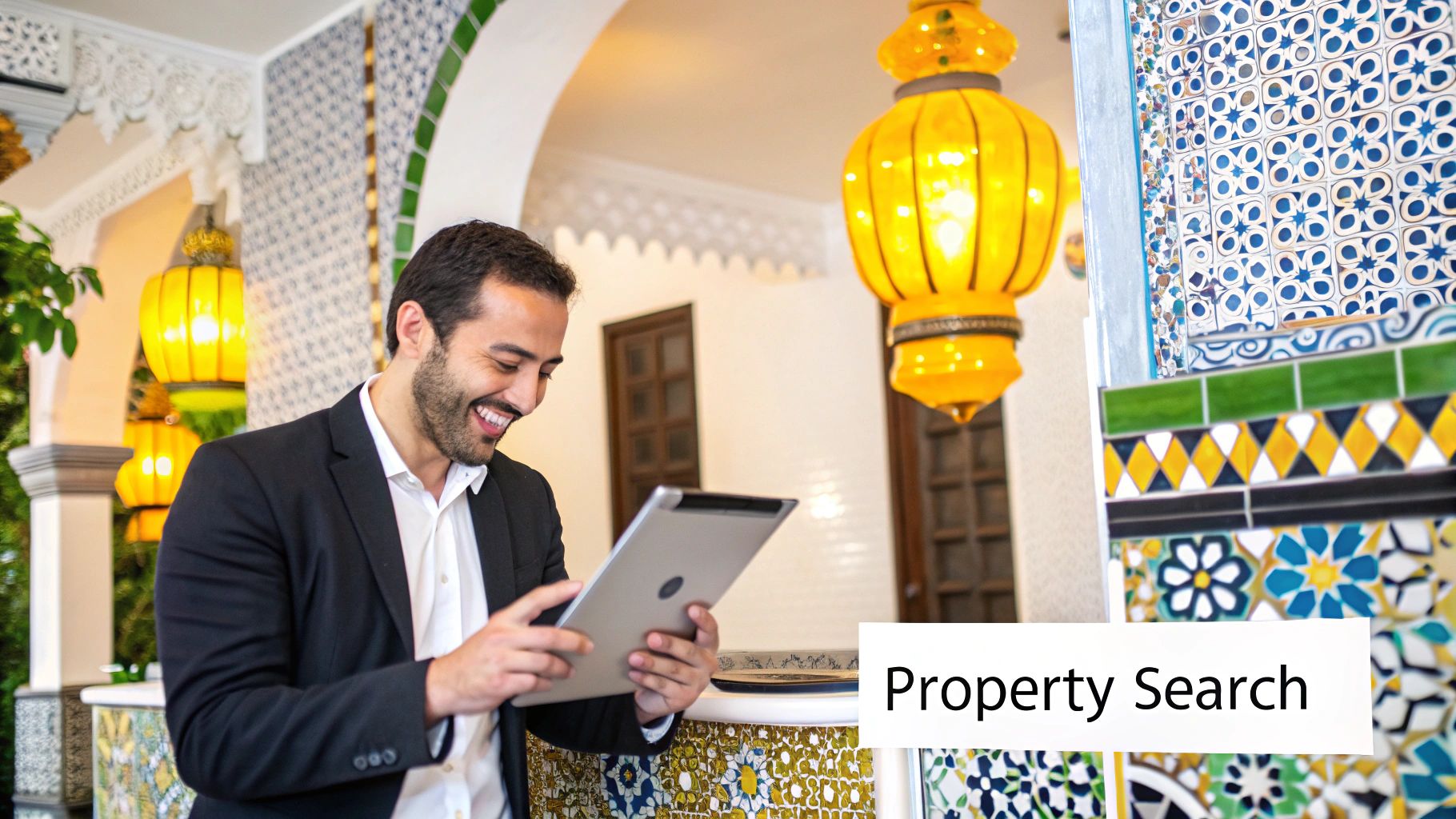 Modern apartment building in Tetouan, Morocco